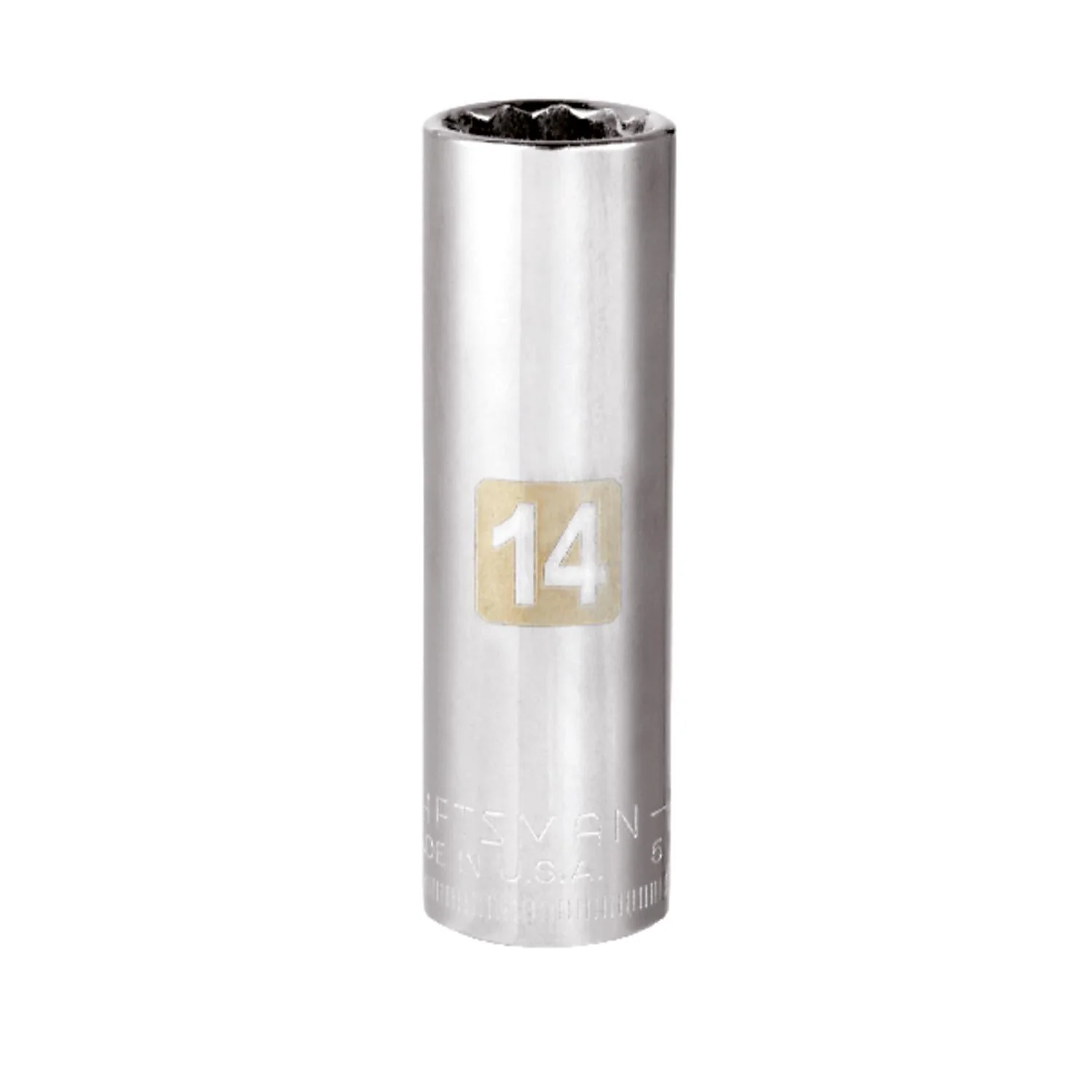 Craftsman 14 mm Metric Deep Socket, 3/8 in. Drive, 12 Point