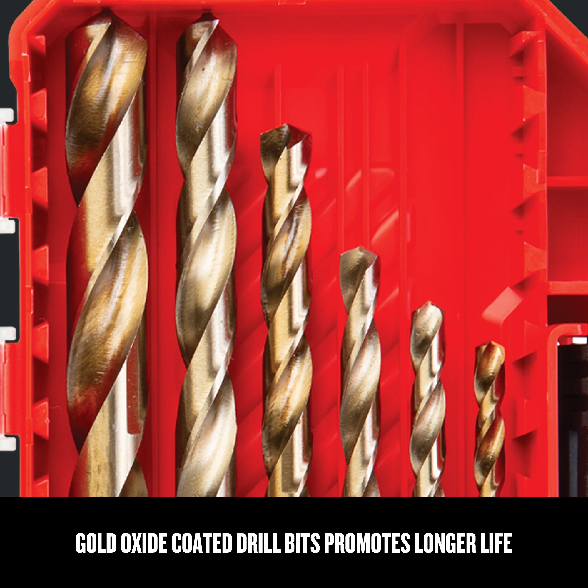 CRAFTSMAN 14-Piece Gold Oxide Coated HSS Jobber-Length Twist Drill Bit Set (Assorted Sizes) - Image 5