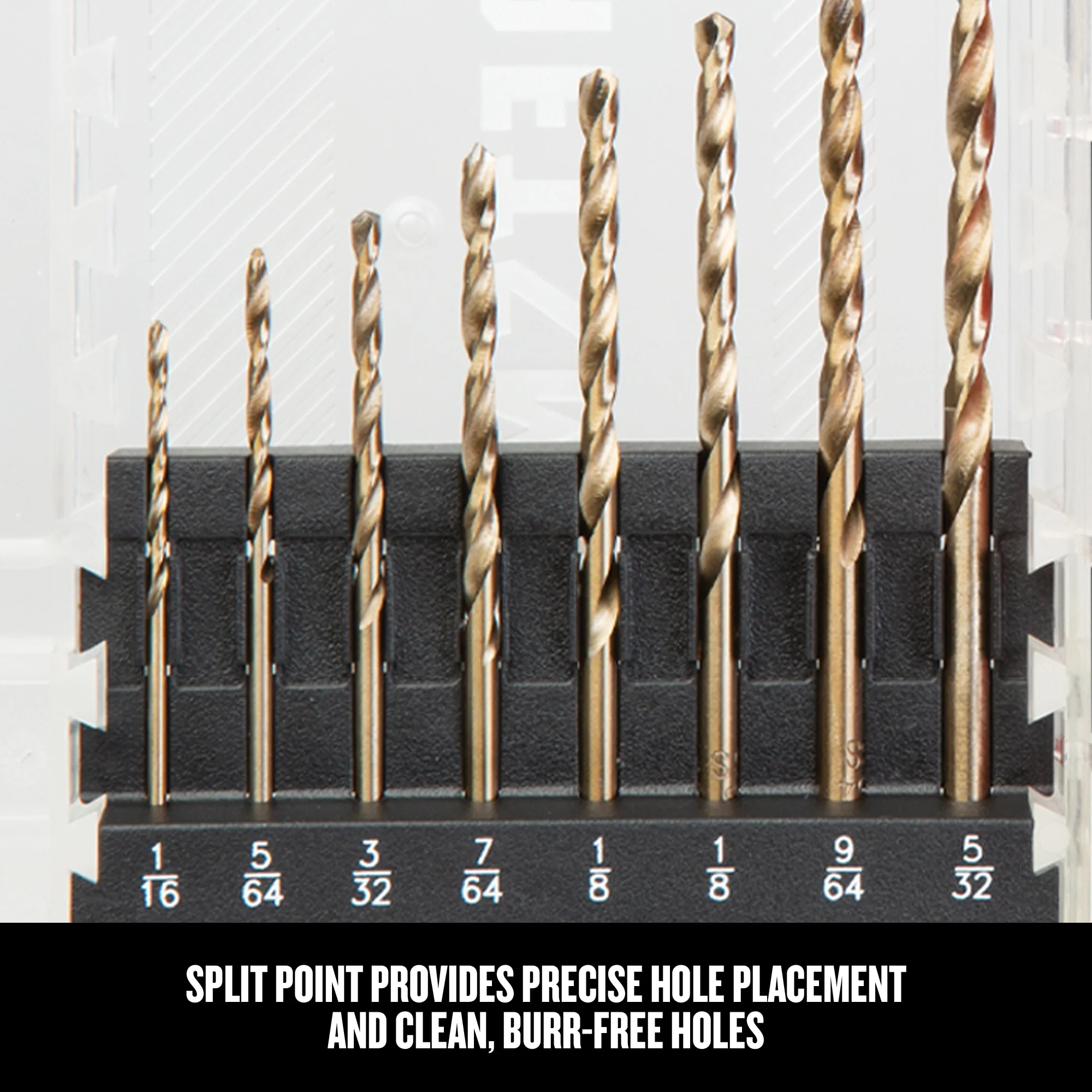 CRAFTSMAN 14-Piece Gold Oxide Coated HSS Jobber-Length Twist Drill Bit Set (Assorted Sizes) - Image 6