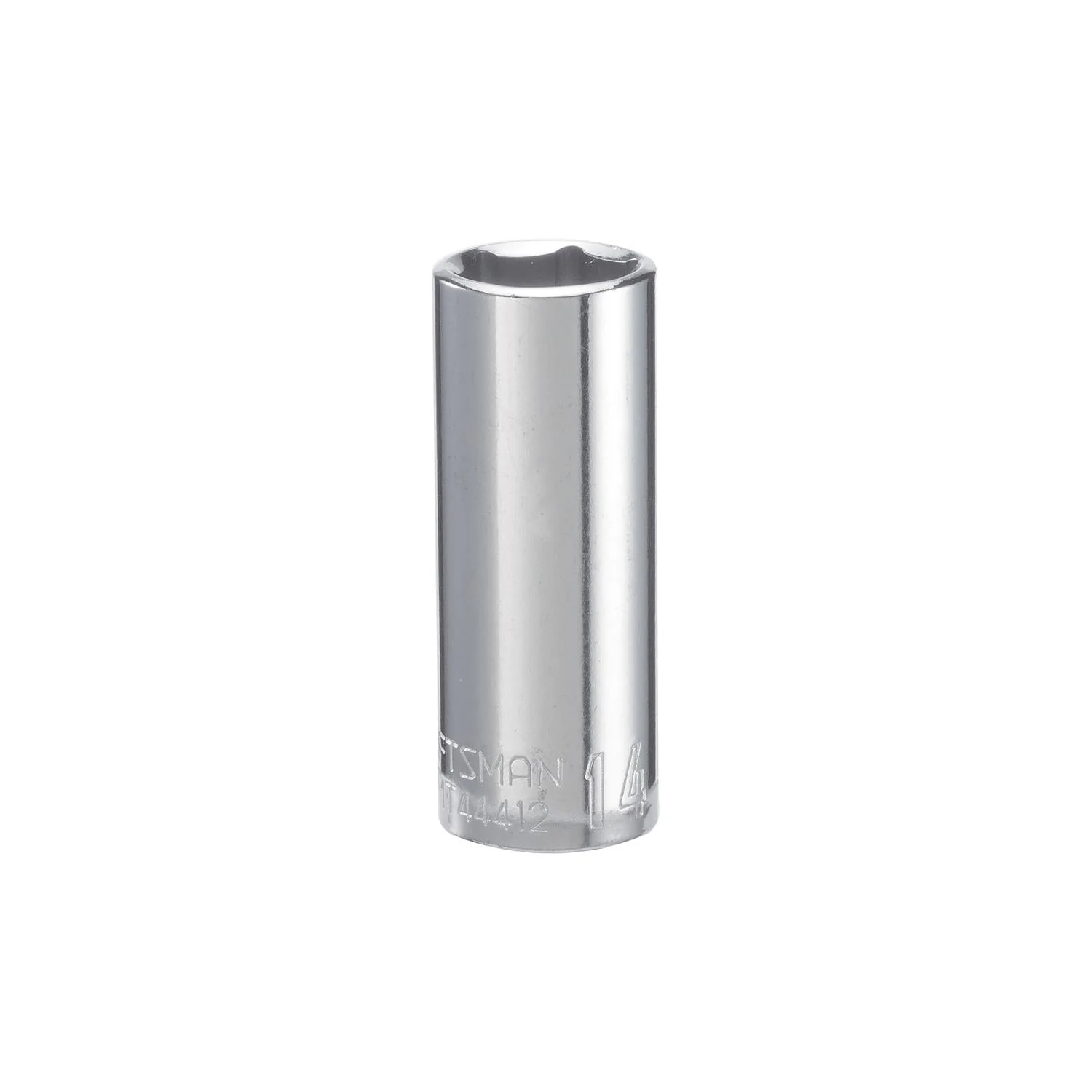 Craftsman 14mm Metric Deep Socket - 1/4 in. Drive, 6 Point