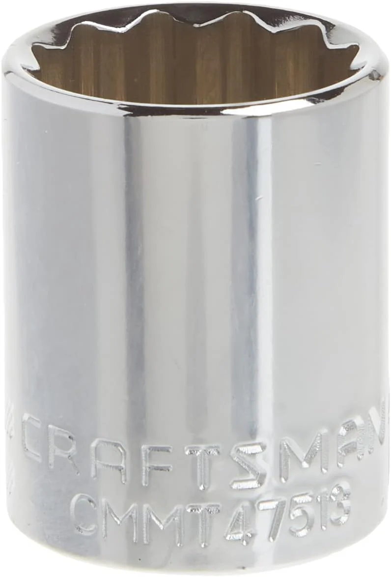 Craftsman 15/16 in. SAE 12-Point Standard Shallow Socket, 1/2 in. Drive (CMMT47513)