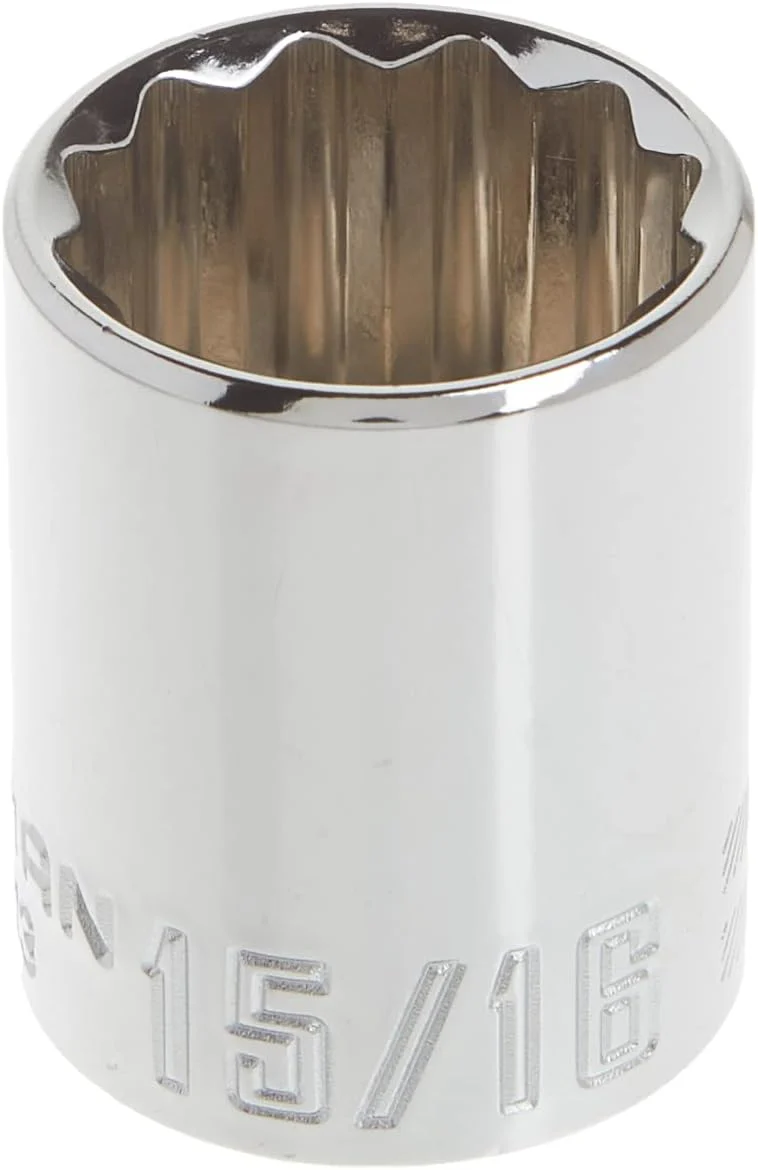 Craftsman 15/16 in. SAE 12-Point Standard Shallow Socket, 1/2 in. Drive (CMMT47513) - Image 2