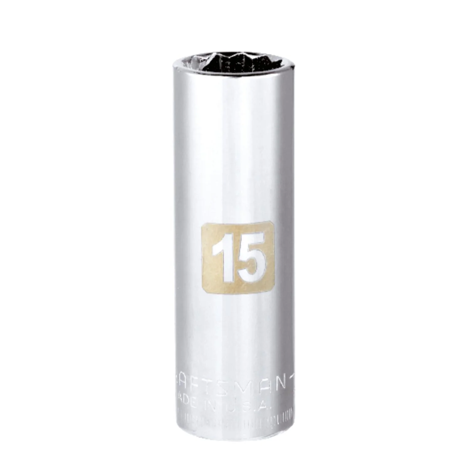 Craftsman 15 mm Metric 12 Point Deep Socket, 3/8 in. Drive