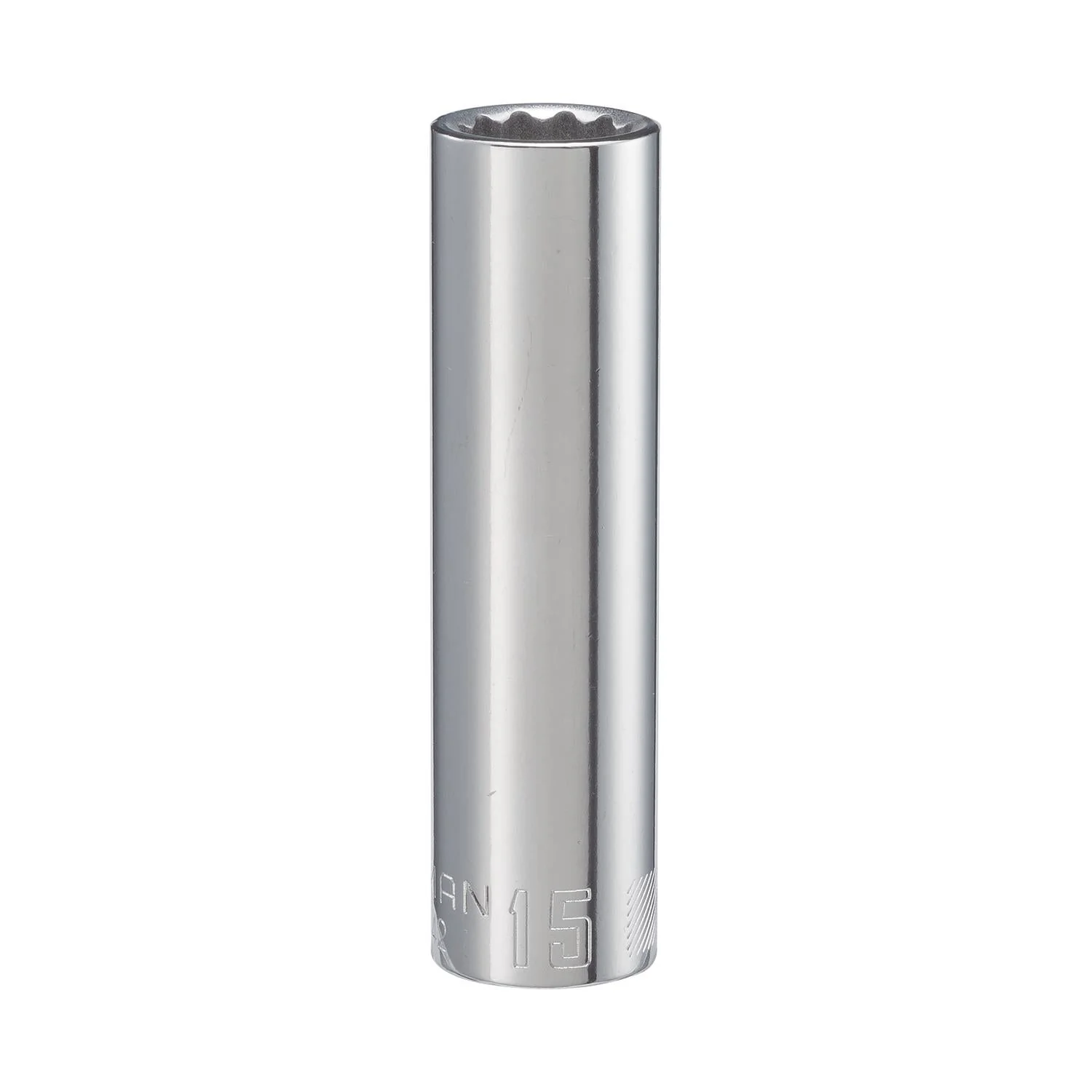 Craftsman 15mm Metric Deep Socket - 12 Point, 1/2" Drive