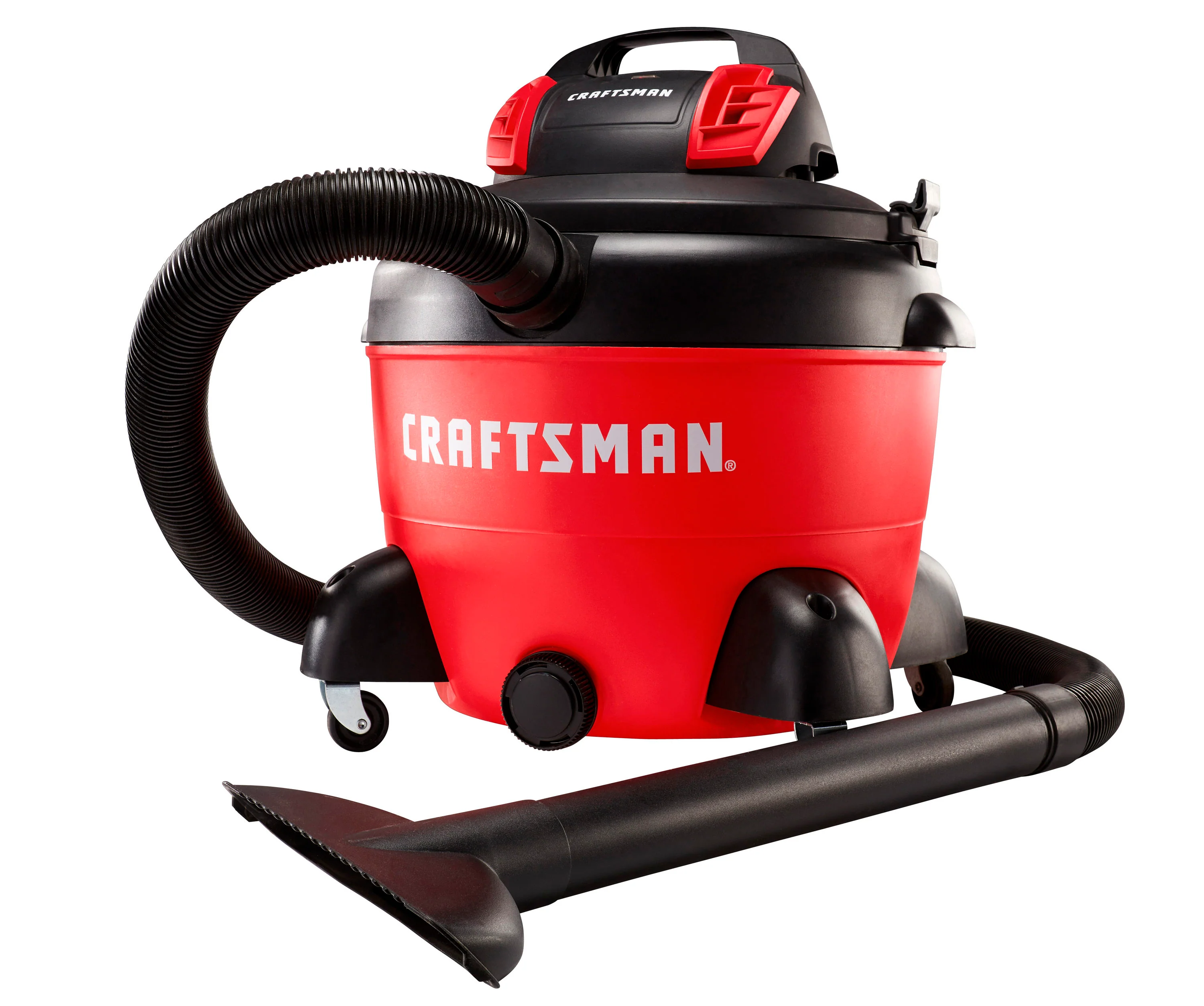CRAFTSMAN 16-Gallon Portable Wet/Dry Shop Vacuum, 5 HP, 2-1/2-in Hose - Image 4