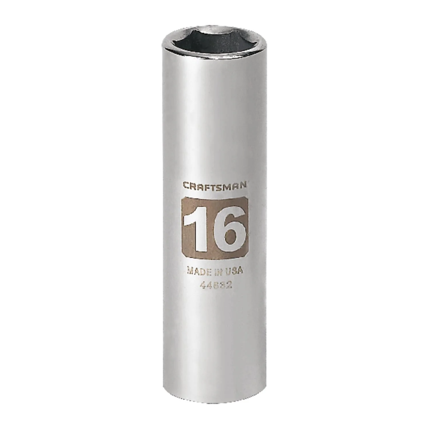 Craftsman 16mm Metric Deep Socket - 1/2" Drive, 6 Point