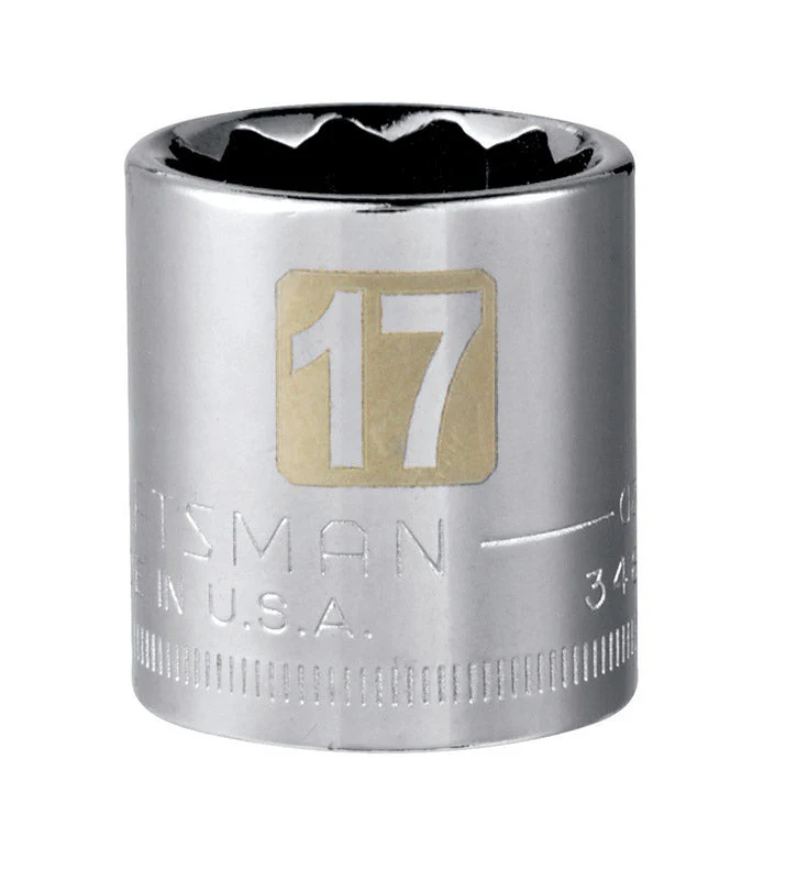 Craftsman 17 mm Metric 12 Point Standard Socket - 3/8 in. Drive