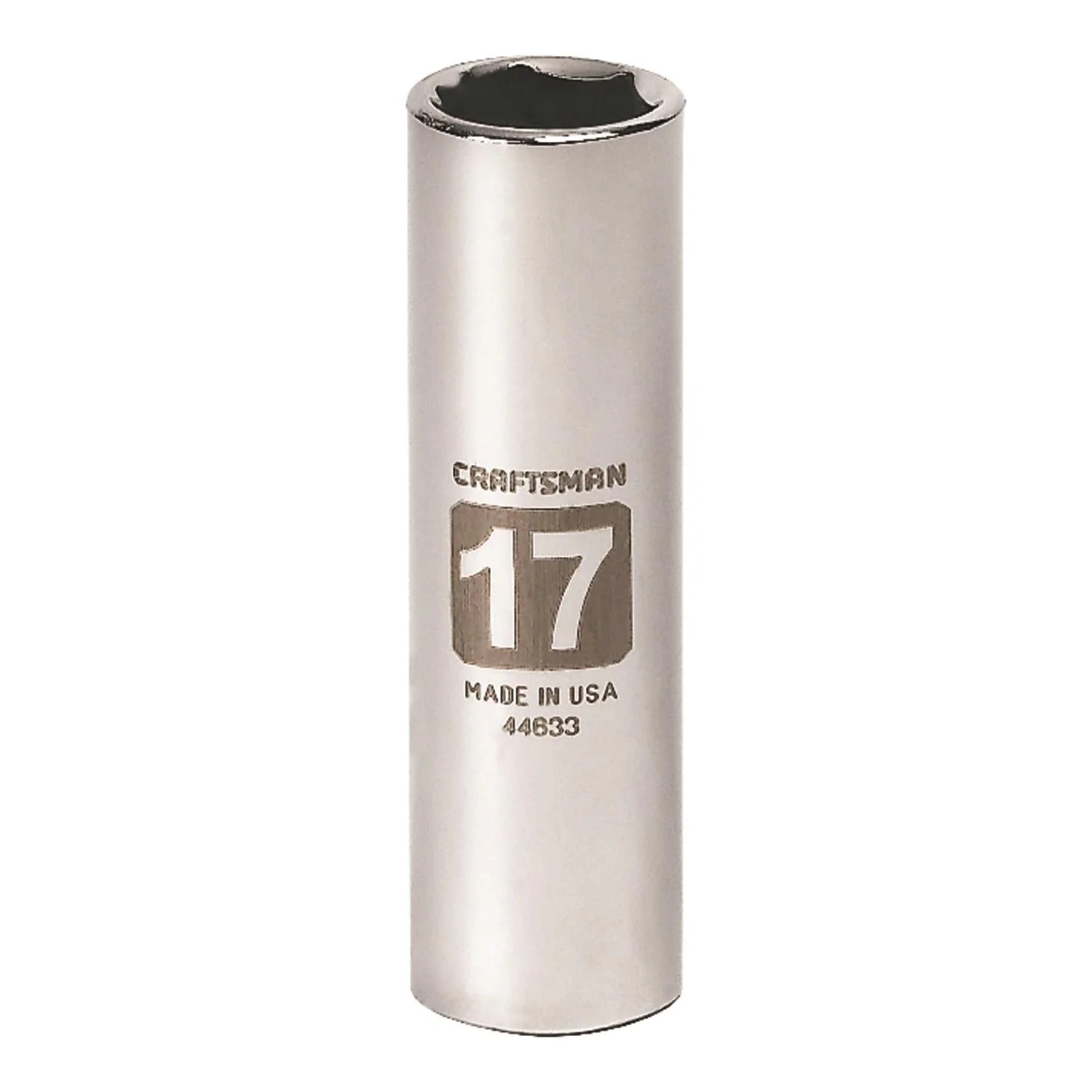 Craftsman 17 mm Metric Deep Socket - 1/2 in. Drive, 6 Point