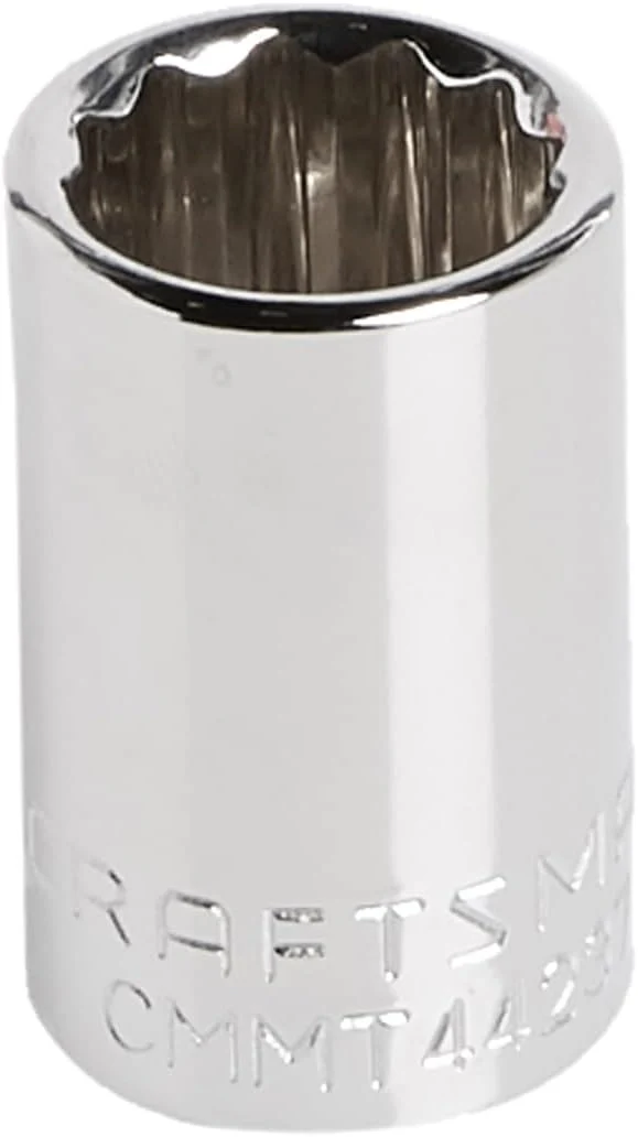 Craftsman 17 mm Metric Shallow Socket, 1/2 in. Drive, 12-Point (CMMT44237) - Image 3