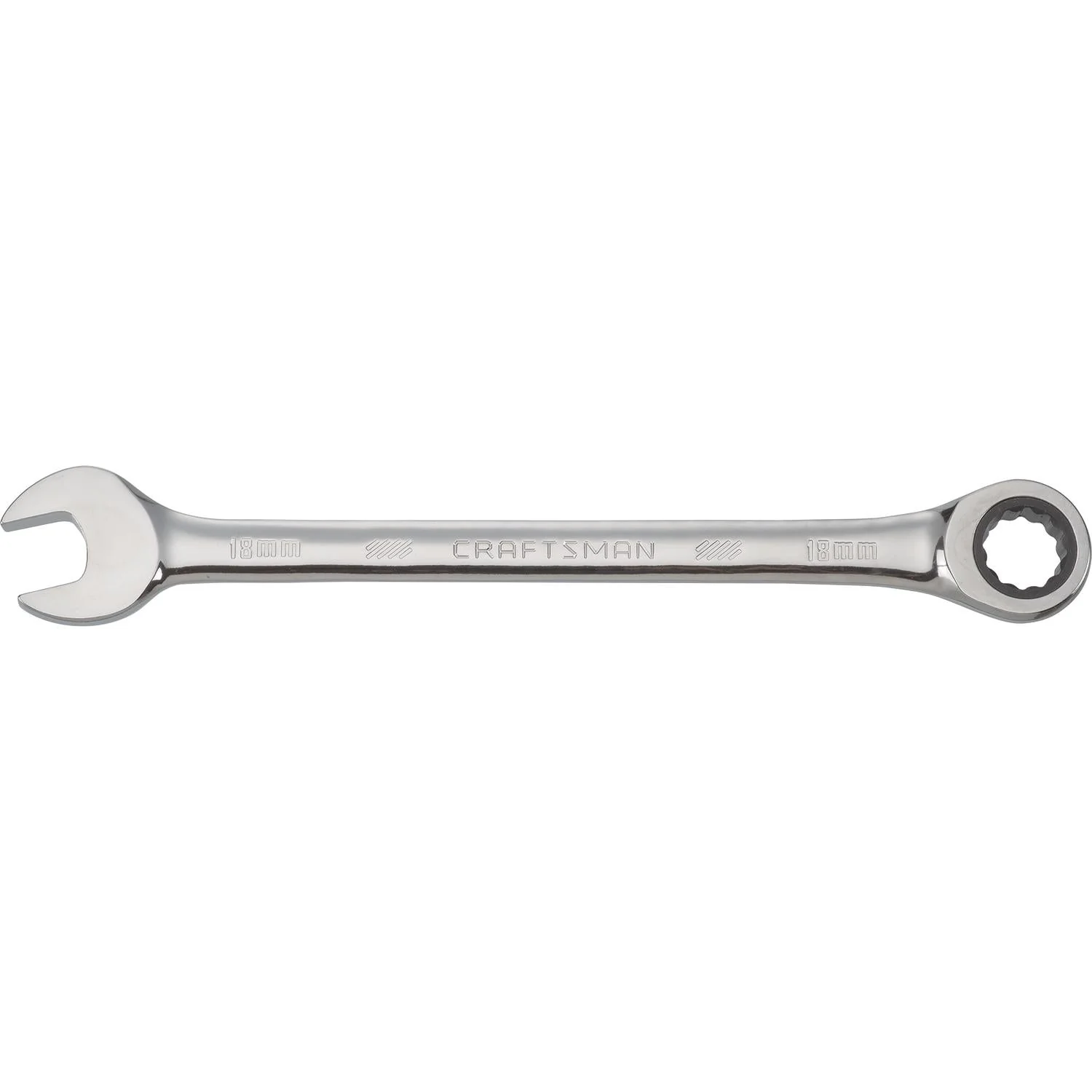 Craftsman 18 mm 12 Point Metric Ratcheting Wrench, 9.1 in. Length