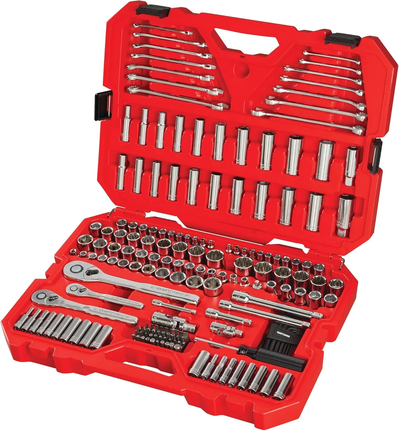 Craftsman 189-Piece Mechanic's Tool Set with Metric and SAE Sockets, 1/4", 3/8", 1/2" Drive (CMMT12034) - Image 2