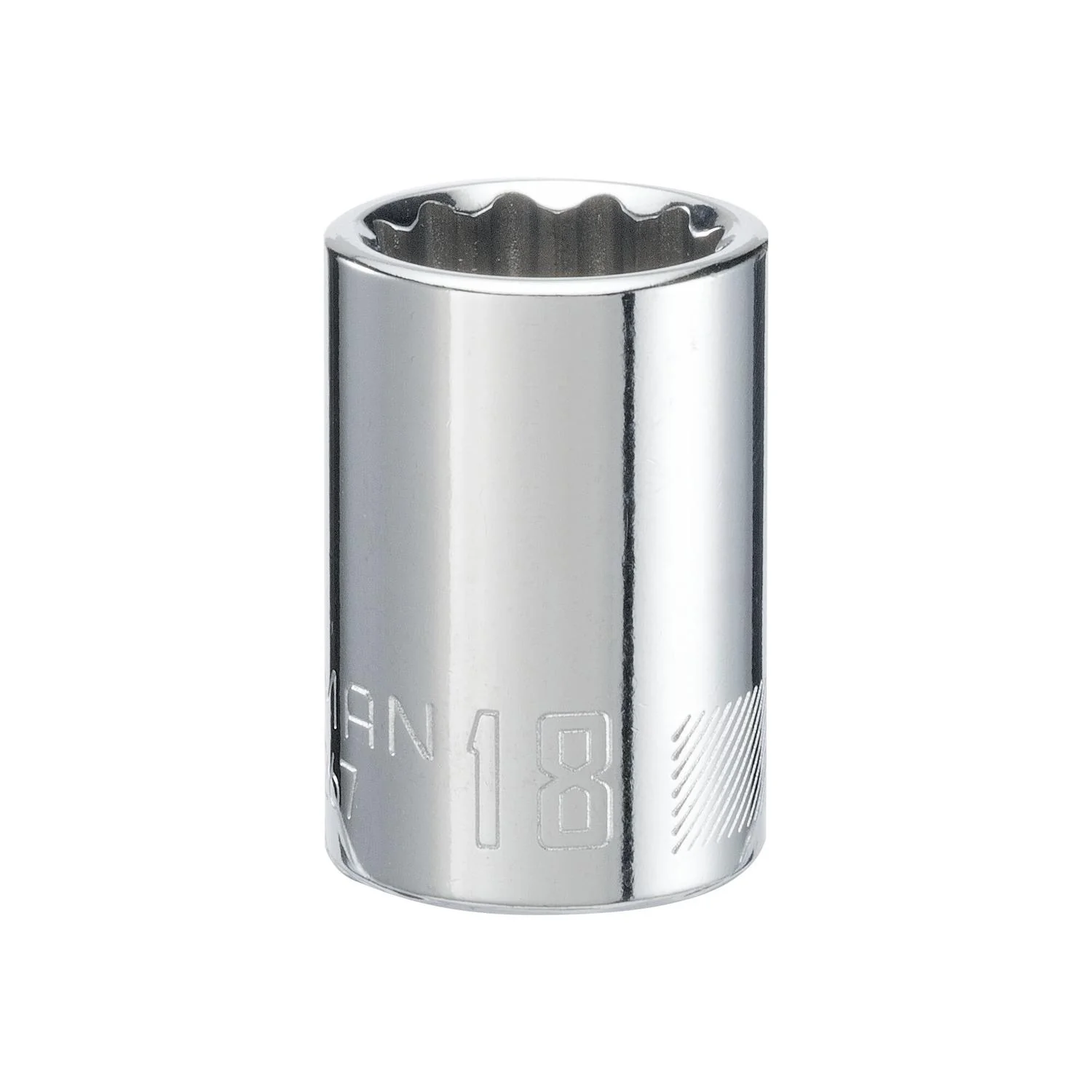 Craftsman 18mm Metric 12-Point Standard Socket - 1/2" Drive