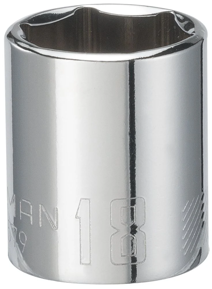 Craftsman 18mm Metric 6-Point Shallow Socket, 3/8 in. Drive