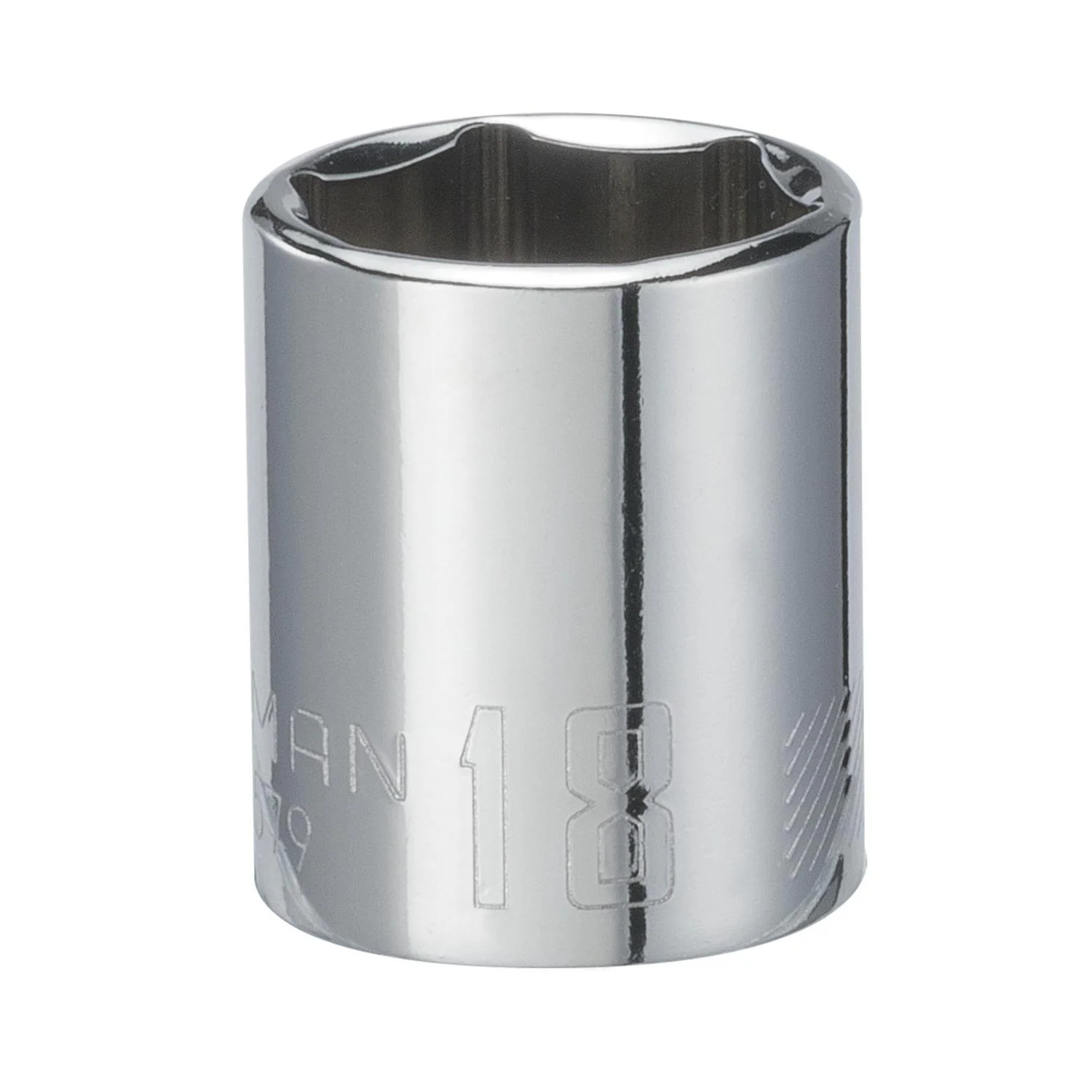 Craftsman 18mm Metric 6-Point Shallow Socket, 3/8 in. Drive
