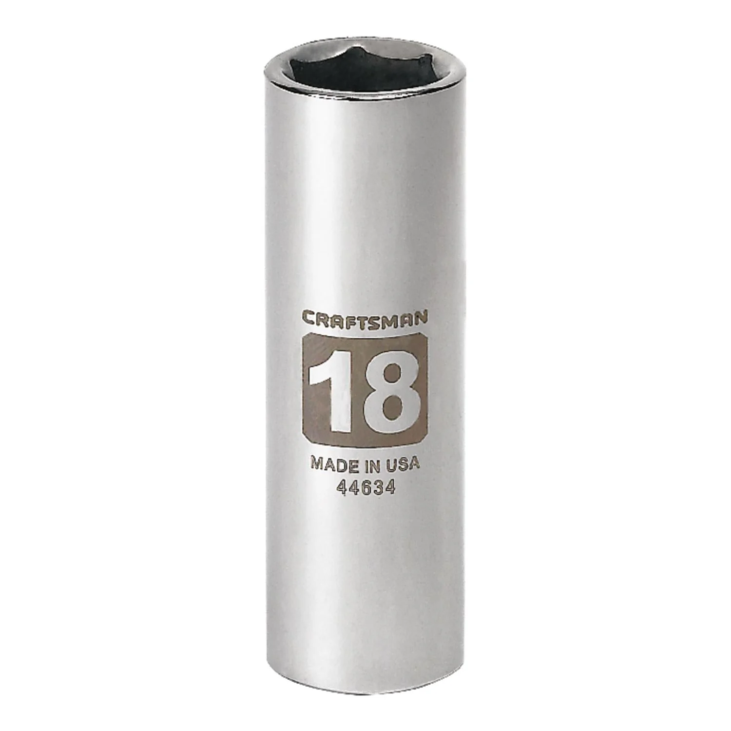 Craftsman 18mm Metric Deep Socket - 1/2" Drive, 6 Point