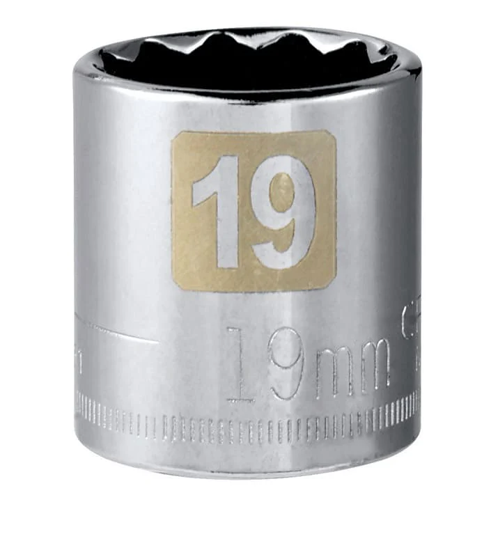 Craftsman 19 mm Metric 12 Point Standard Socket, 3/8 in. Drive