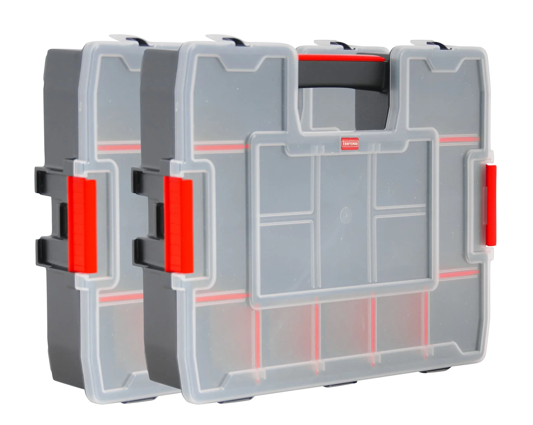 CRAFTSMAN 2-Pack 14-Compartment Plastic Small Parts Organizers