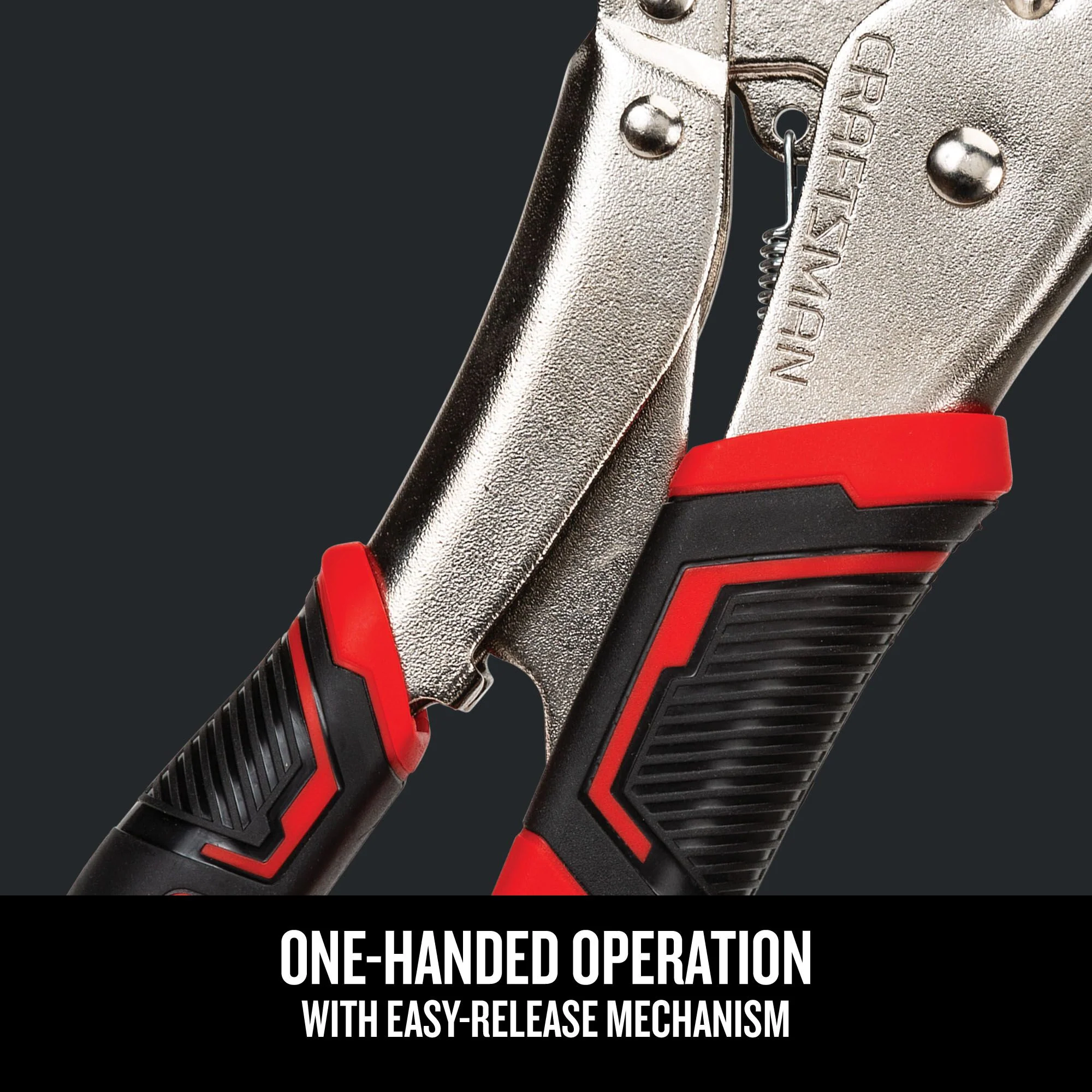CRAFTSMAN 2‑Pack Locking Plier Set, 10-in and 7-in Straight Jaw - Image 5