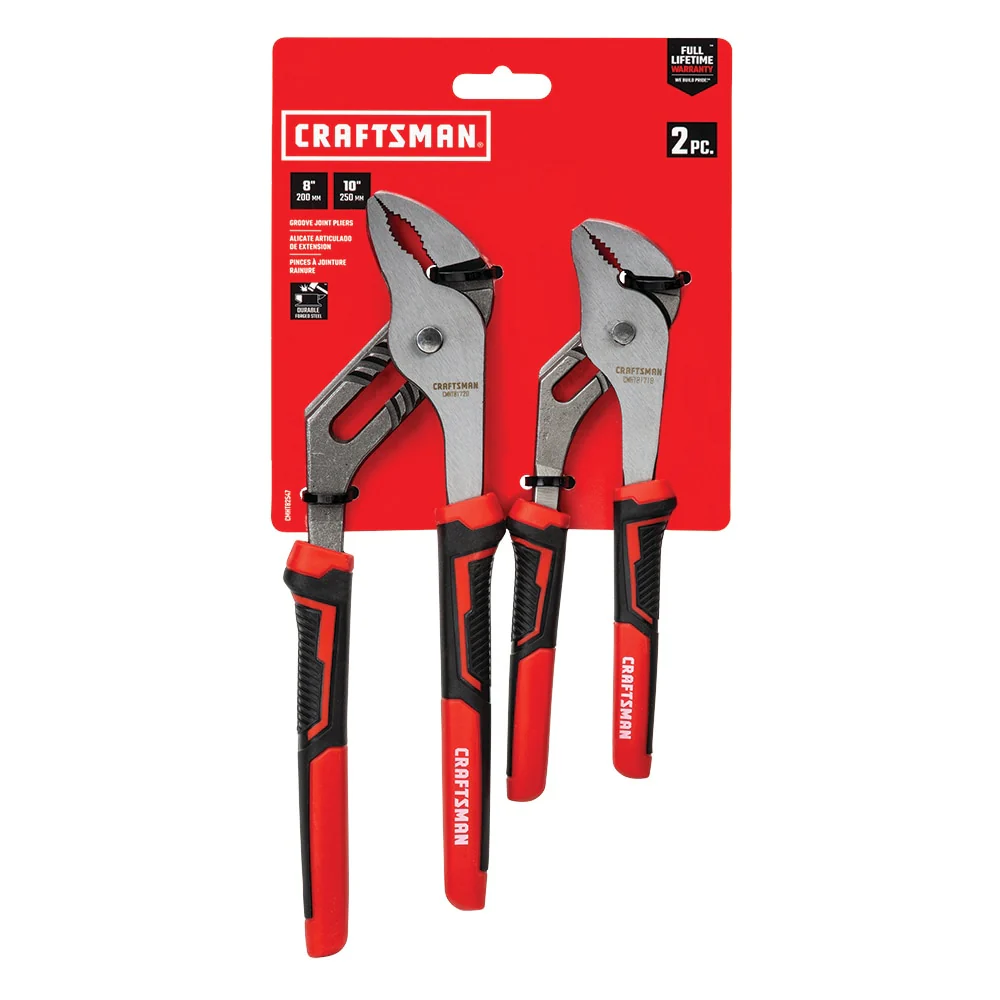CRAFTSMAN 2-Pack Tongue & Groove Plier Set, 8-in and 10-in - Image 8