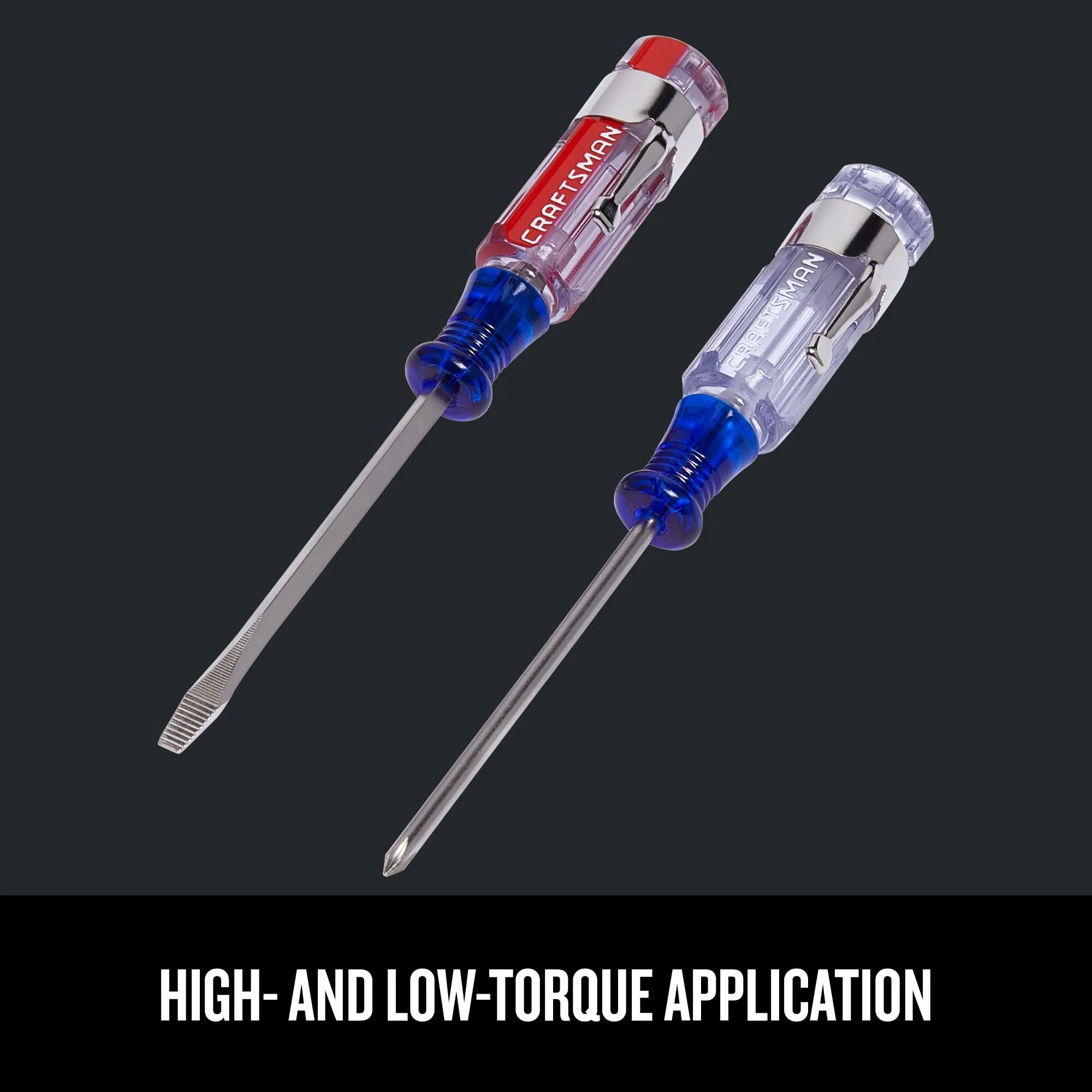 CRAFTSMAN 2-Piece Acetate Handle Pocket Screwdriver Set, 2.5-in (1/8-in Slotted & PH #0) - Image 4