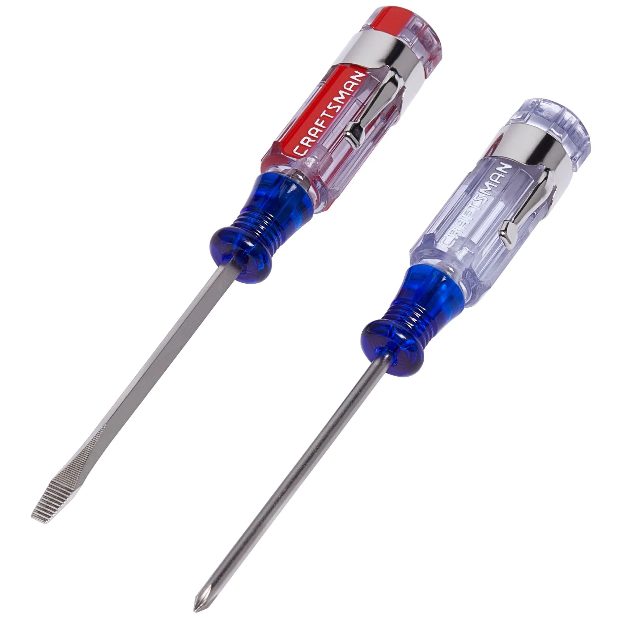 CRAFTSMAN 2-Piece Acetate Handle Pocket Screwdriver Set, 2.5-in (1/8-in Slotted & PH #0) - Image 6