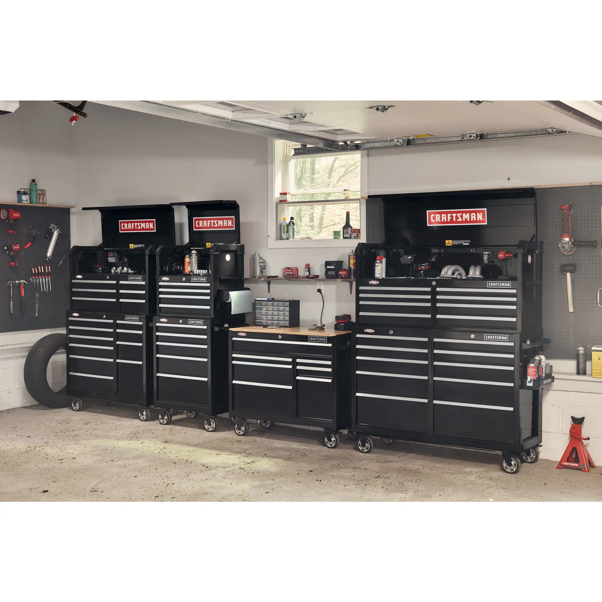 CRAFTSMAN 2000 Series 26.68-in W x 24.7-in H x 16.32-in D 4-Drawer Steel Tool Chest (Black) - Image 7