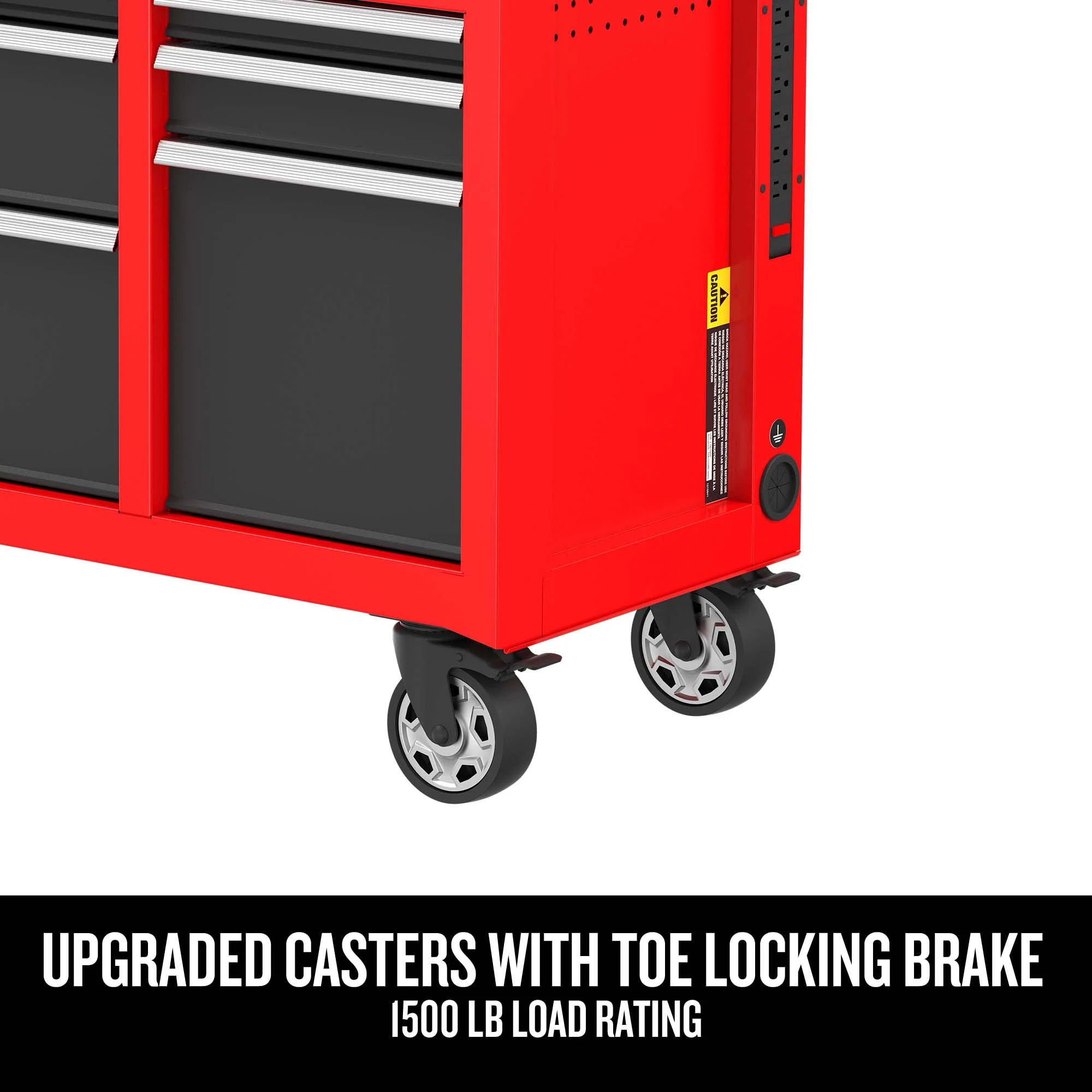 CRAFTSMAN 2000 Series 40.6-in L x 34-in H 7-Drawer Rolling Red Wood Work Bench - Image 5
