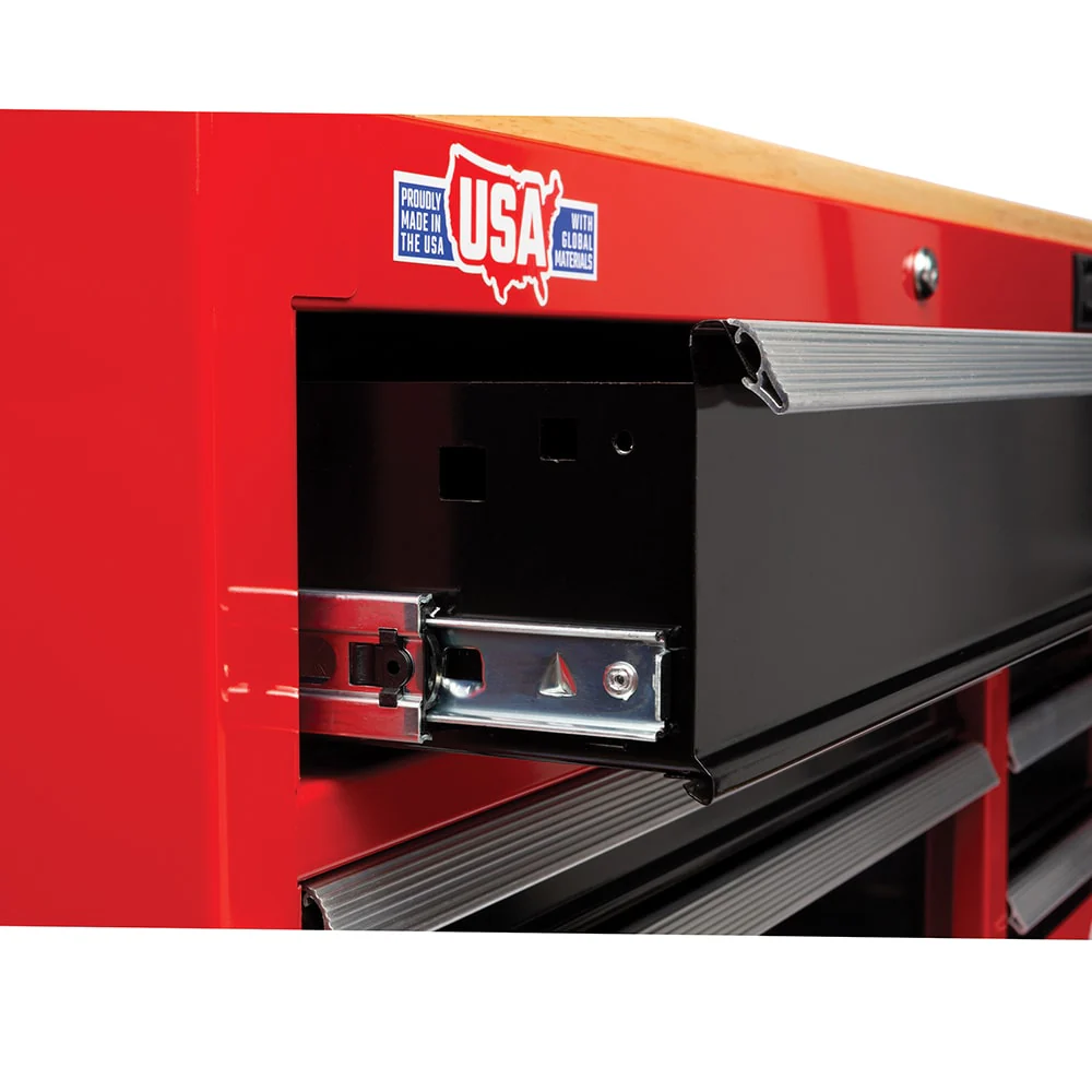 CRAFTSMAN 2000 Series 41-in W x 35-in H 7-Drawer Steel Rolling Tool Cabinet (Red) - Image 6