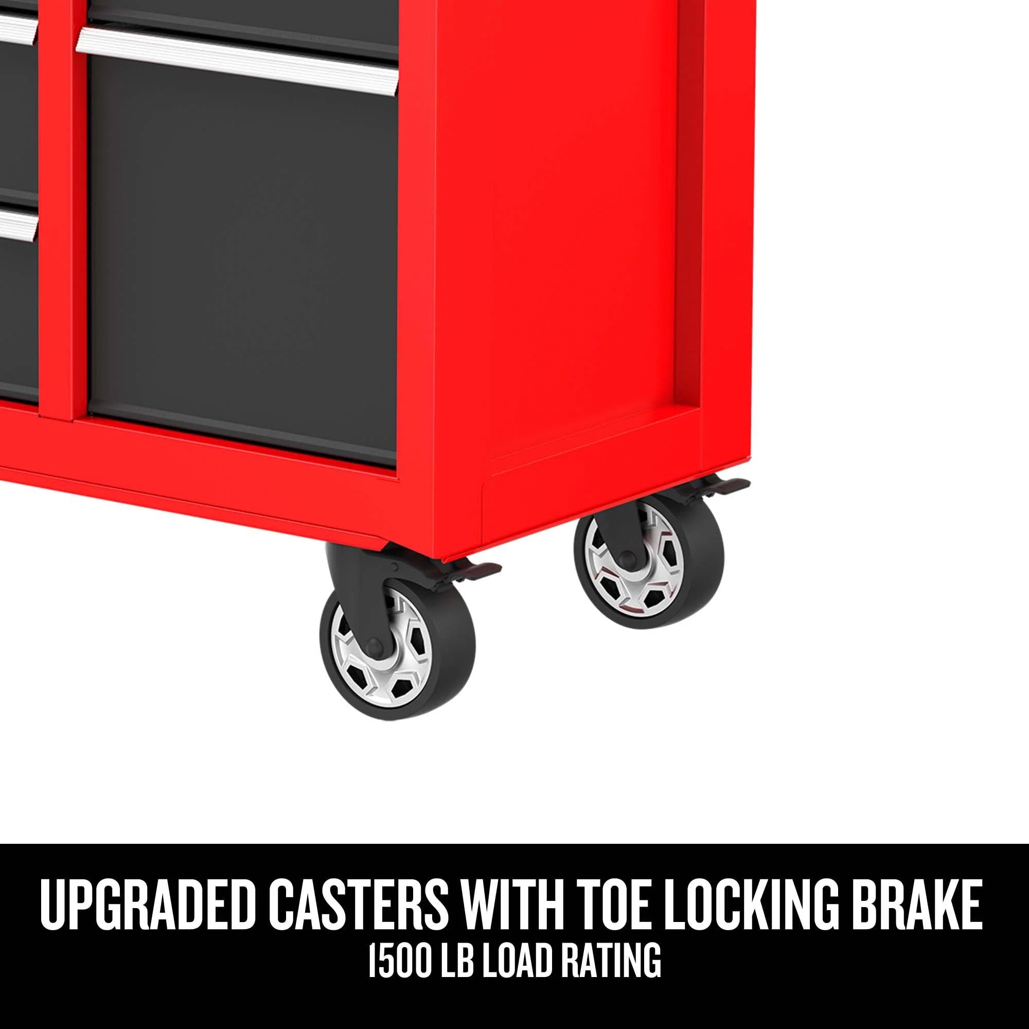 CRAFTSMAN 2000 Series 41-Inch 10-Drawer Steel Rolling Tool Cabinet - Red - Image 5