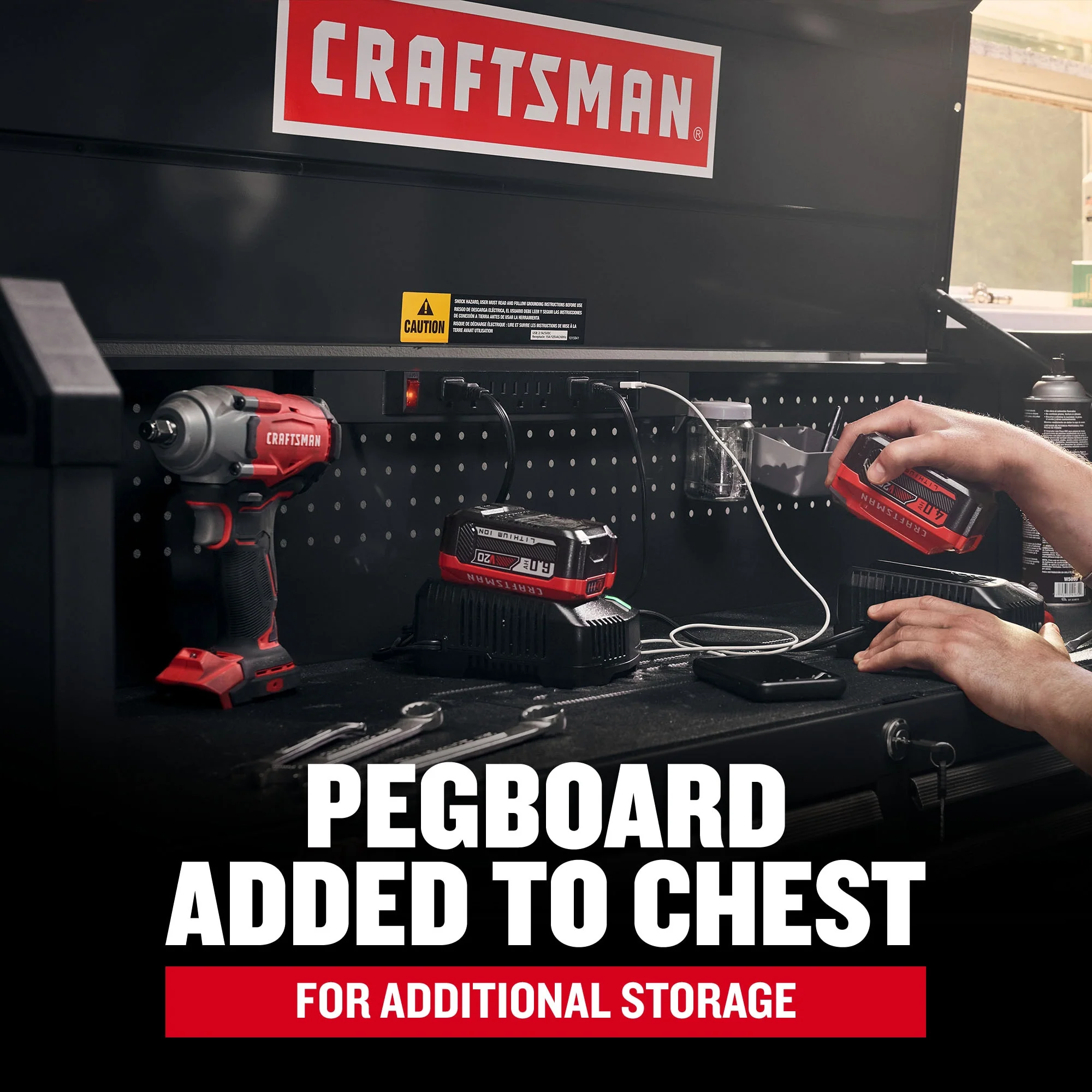 CRAFTSMAN 2000 Series 51.5-in W x 24.7-in H 8-Drawer Steel Tool Chest (Black) - Image 6