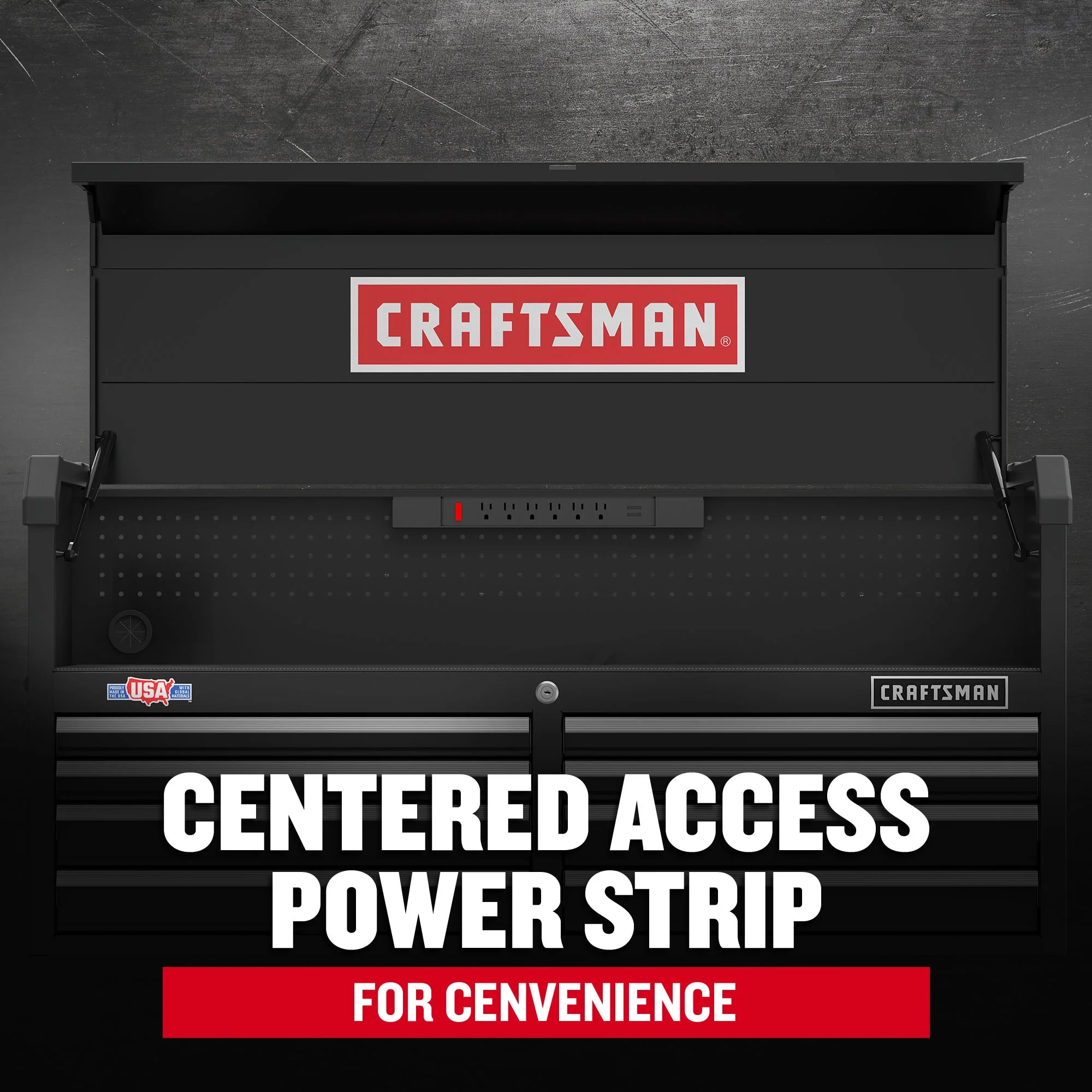 CRAFTSMAN 2000 Series 51.5-in W x 24.7-in H 8-Drawer Steel Tool Chest (Black) - Image 7