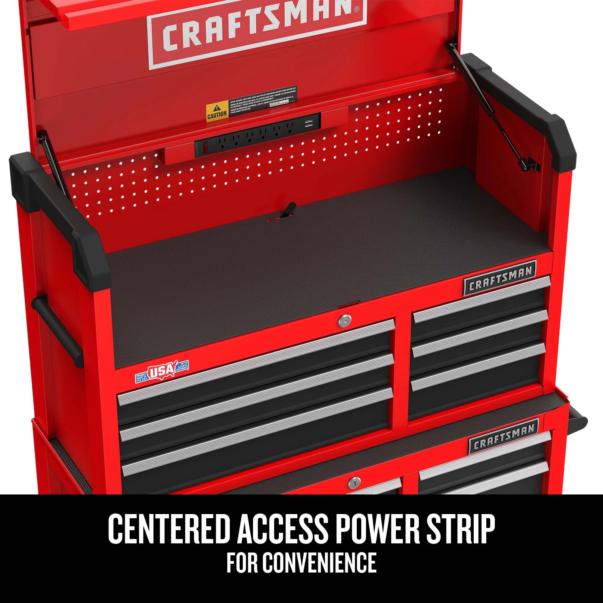 CRAFTSMAN 2000 Series 6-Drawer Steel Tool Chest, Red, 41-Inches Wide - Image 4
