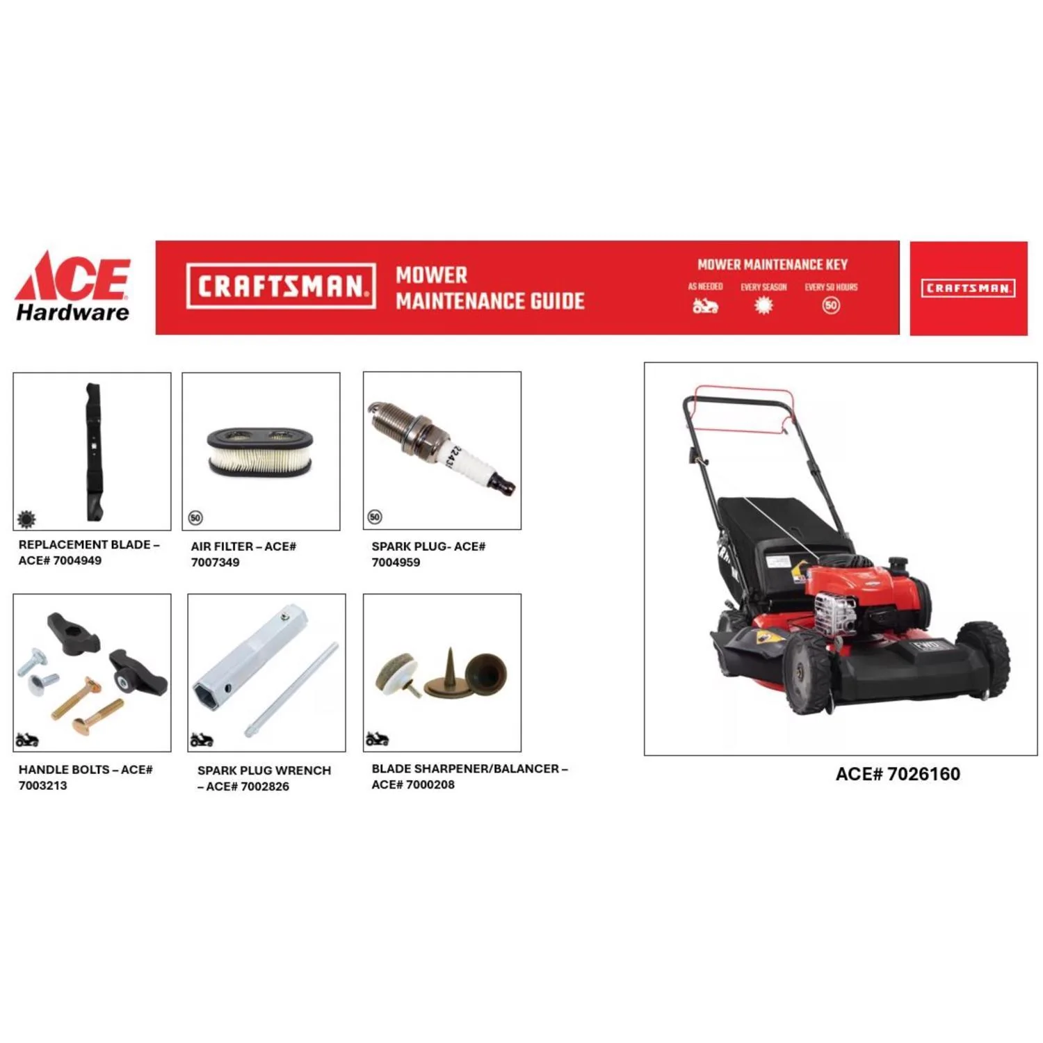 Craftsman 21 in. 140 cc Gas Self-Propelled Lawn Mower - Image 8