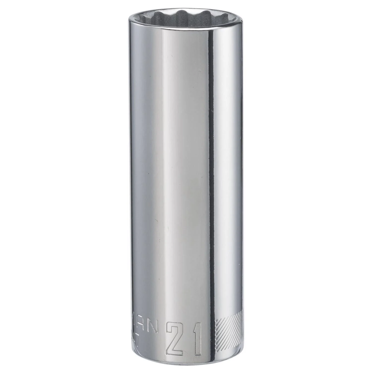 Craftsman 21 mm Metric 12 Point Deep Socket, 1/2 in. Drive