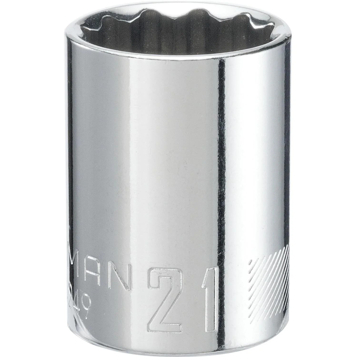 Craftsman 21mm 12-Point Shallow Socket, 1/2 in. Drive