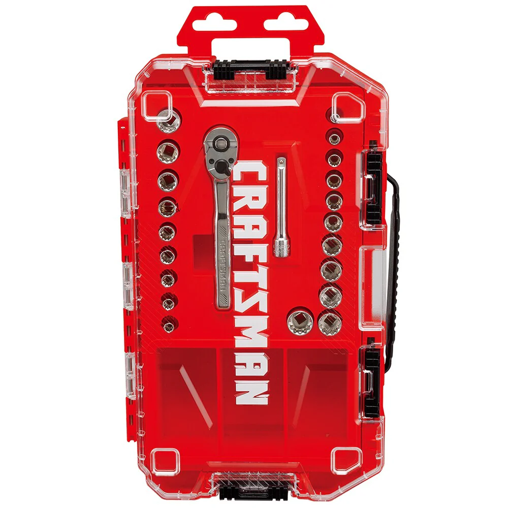 CRAFTSMAN 22-Piece 72-Tooth 1/4-in Drive Quick-Release Ratchet Set - Image 2
