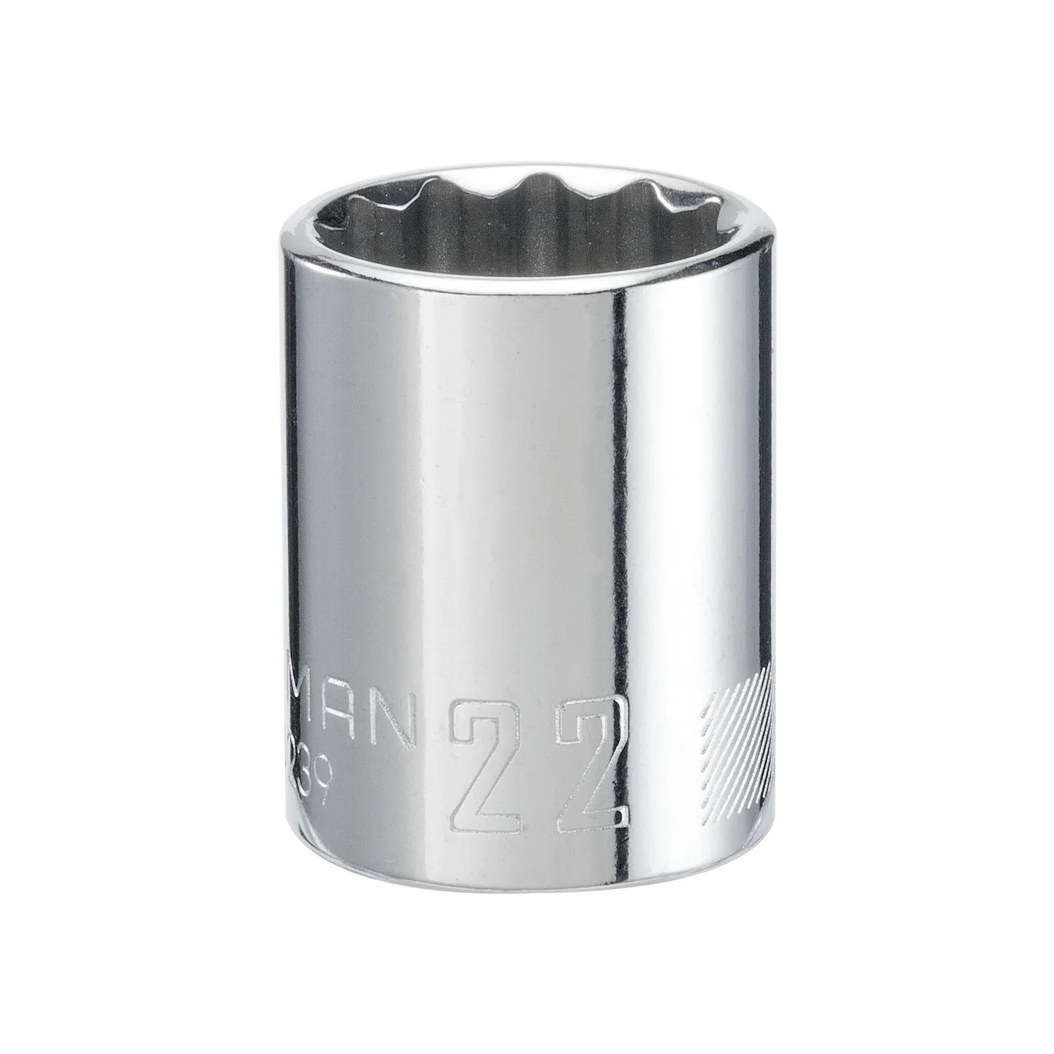 Craftsman 22mm Metric 12-Point Standard Shallow Socket