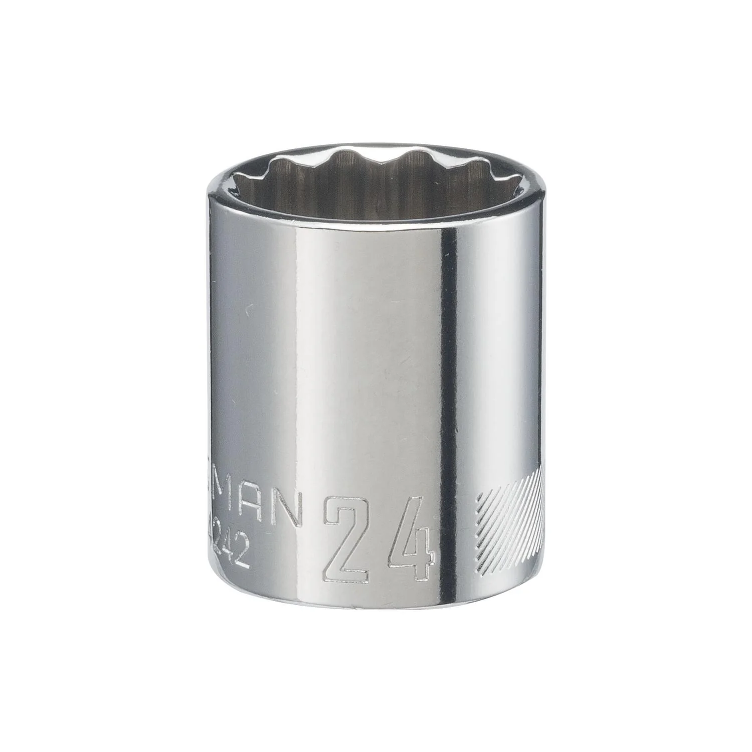 Craftsman 24 mm Metric Shallow Socket - 1/2 in. Drive, 12 Point