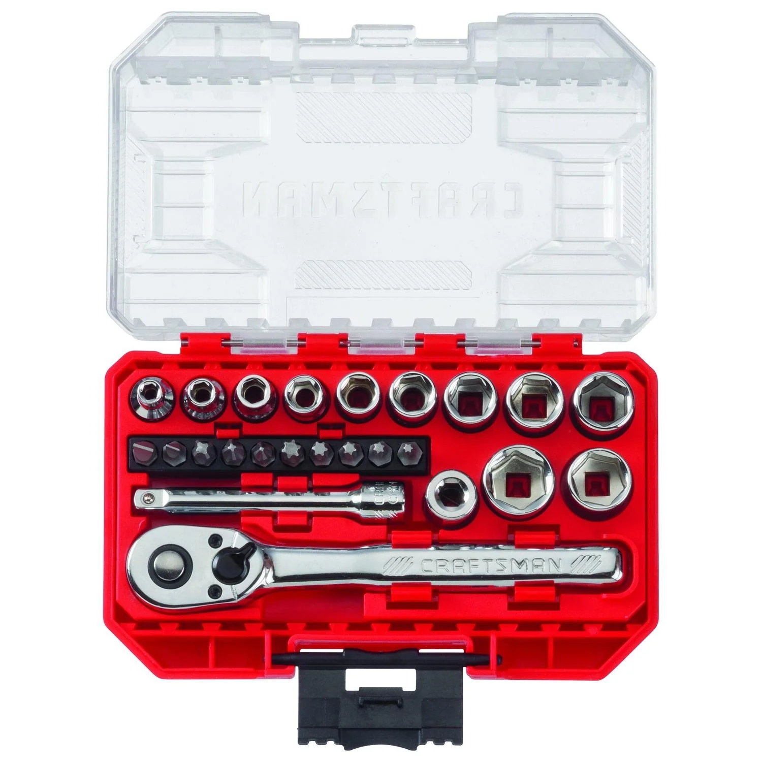 Craftsman 24 pc Metric Mechanic's Tool Set with 1/4 in. Drive and 6 Point Sockets - Image 2