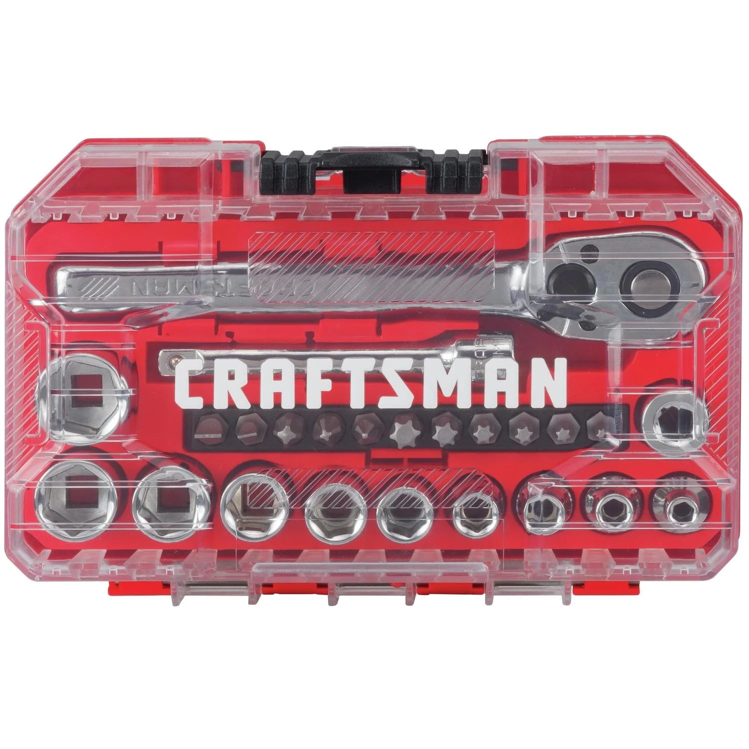 Craftsman 24 pc SAE Mechanic's Tool Set with 1/4 in. Drive and 6 Point Sockets - Image 3