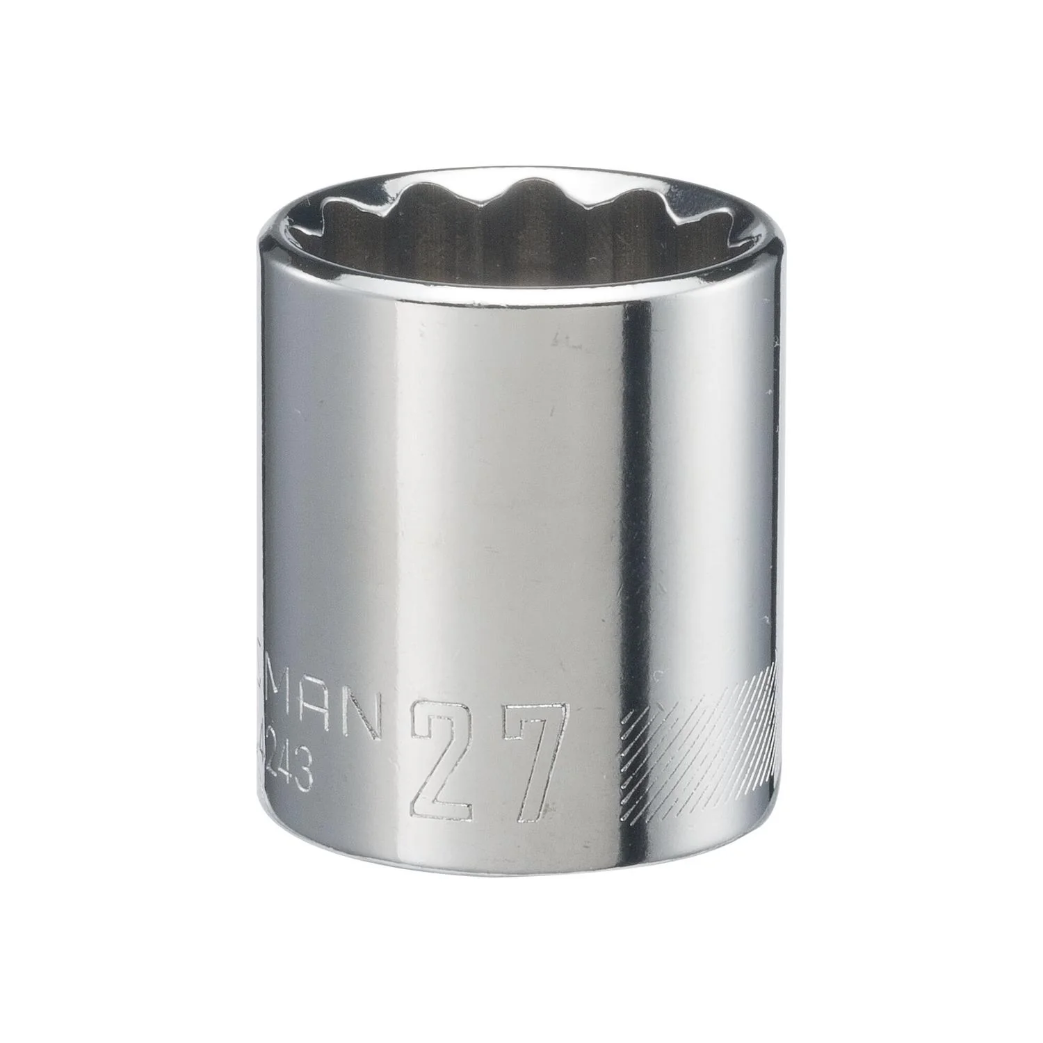 Craftsman 27 mm Metric Shallow Socket - 1/2 in. Drive, 12 Point