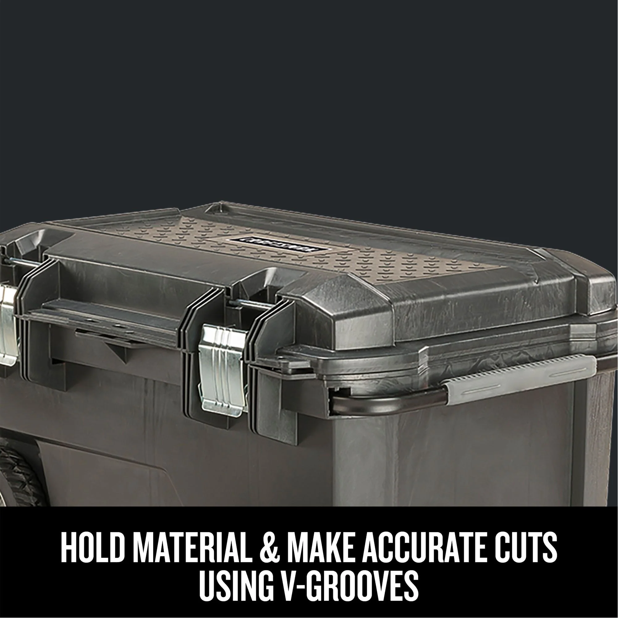 CRAFTSMAN 29-in W x 20.25-in H Black Plastic Wheeled Lockable Tool Box, 16.85-in D - Image 8
