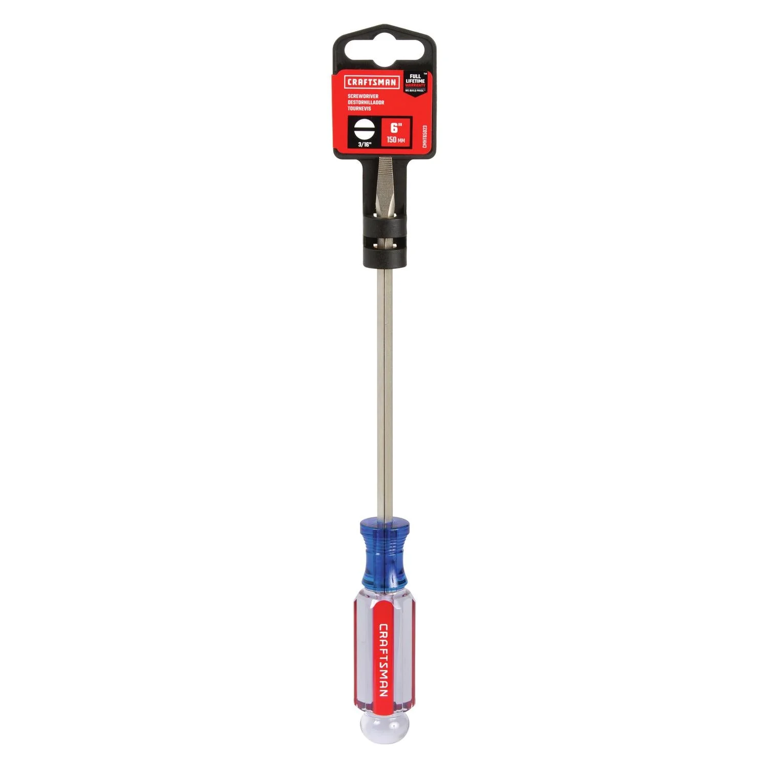 Craftsman 3/16 in. x 6 in. Slotted Screwdriver - Durable and Comfortable - Image 3