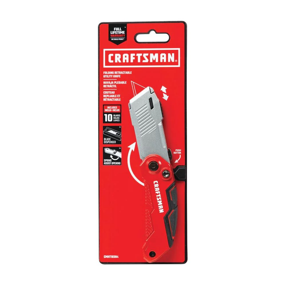 CRAFTSMAN 3/4-in 10-Blade Folding Retractable Utility Knife - Image 4