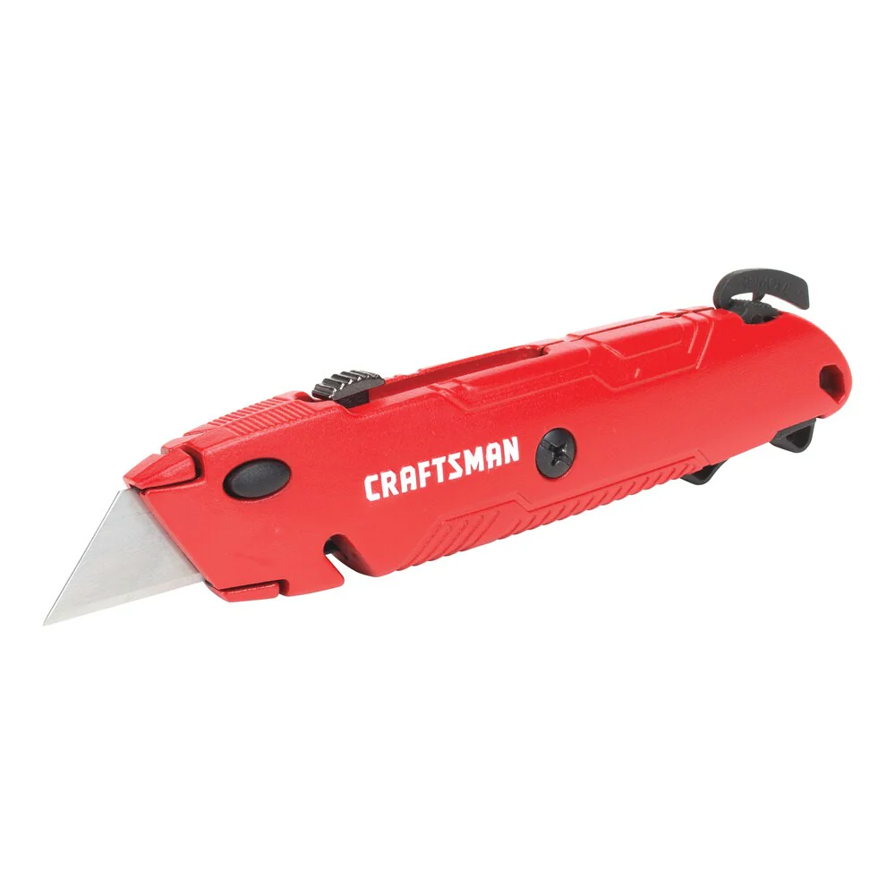 CRAFTSMAN 3/4-in 3-Blade Retractable Utility Knife with On-Tool Blade Storage - Image 2