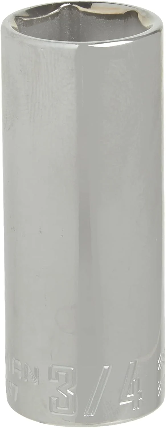 Craftsman 3/4 in. SAE 6-Point Deep Socket, 3/8 in. Drive (CMMT43337)