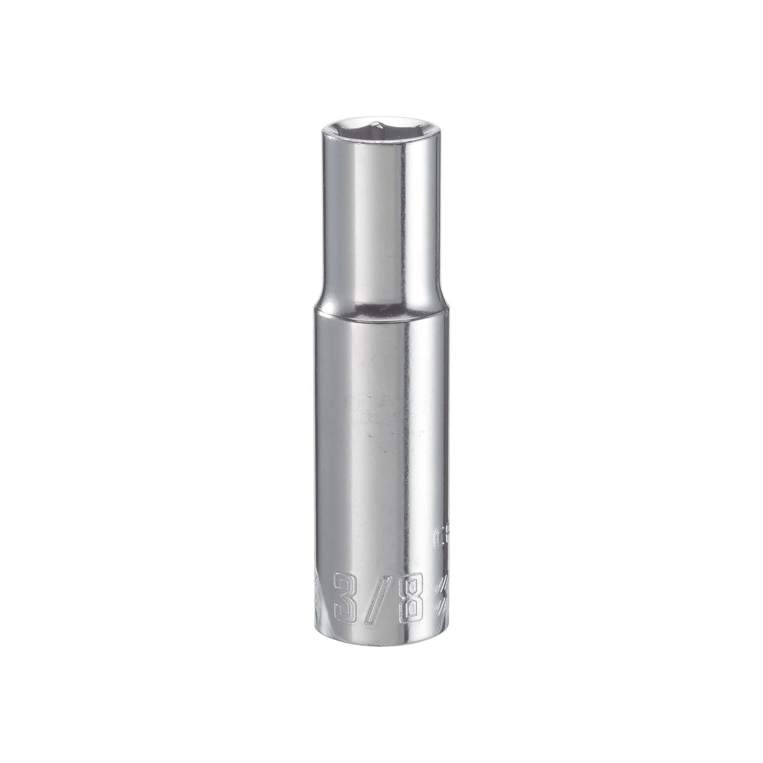 Craftsman 3/8 in. SAE 6 Point Deep Socket - Polished Chrome