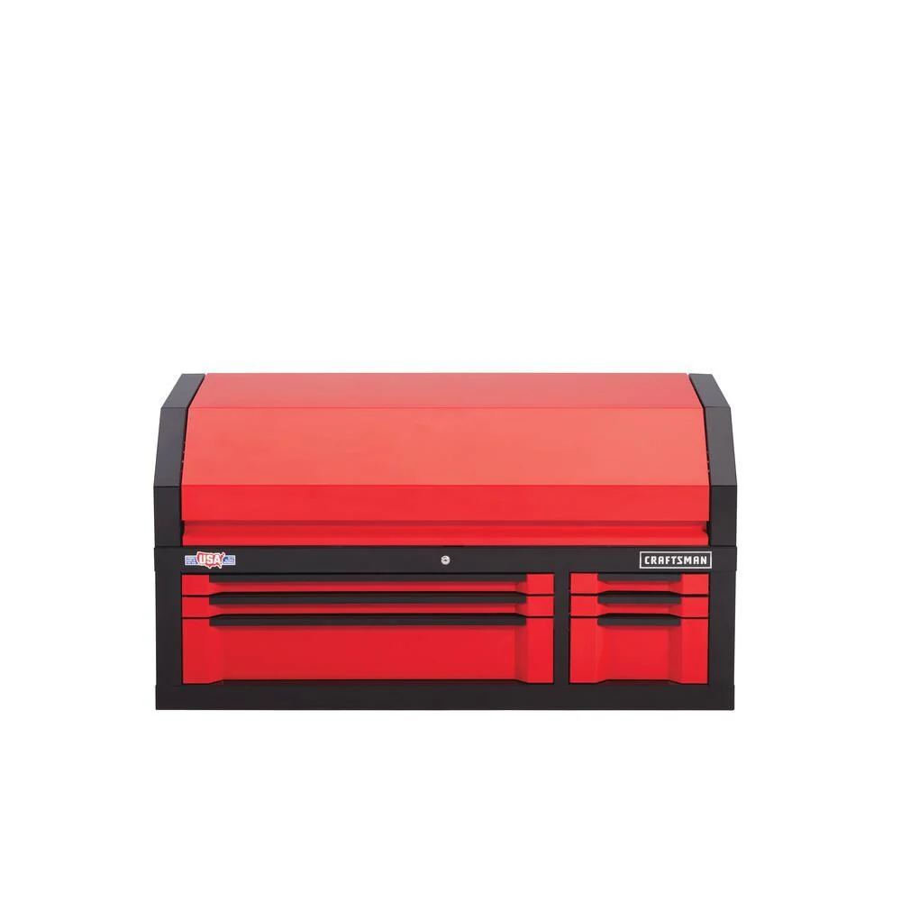 CRAFTSMAN 3000 Series 54-in W x 24.5-in H 6-Drawer Steel Tool Chest (Red) - Image 7