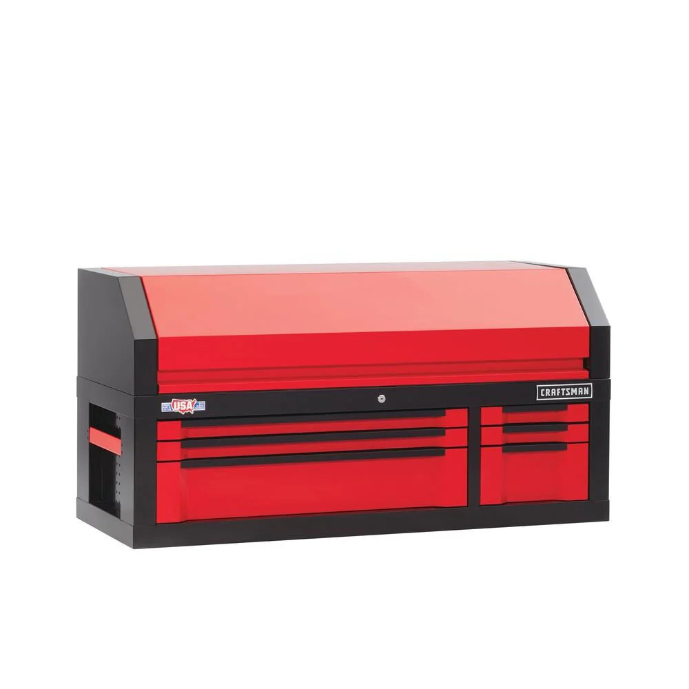 CRAFTSMAN 3000 Series 54-in W x 24.5-in H 6-Drawer Steel Tool Chest (Red) - Image 8