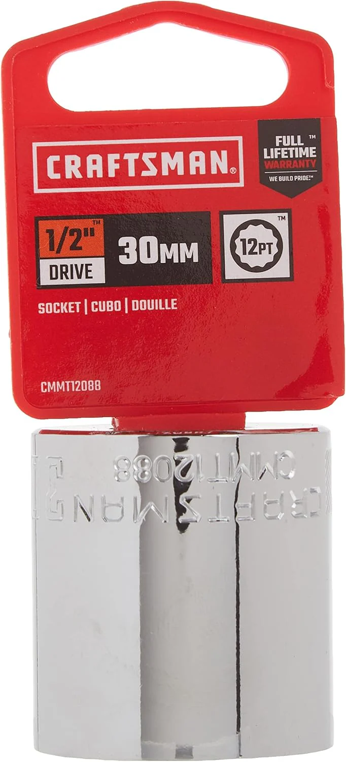 Craftsman 30mm 12-Point Shallow Socket, 1/2 in. Drive - Image 5